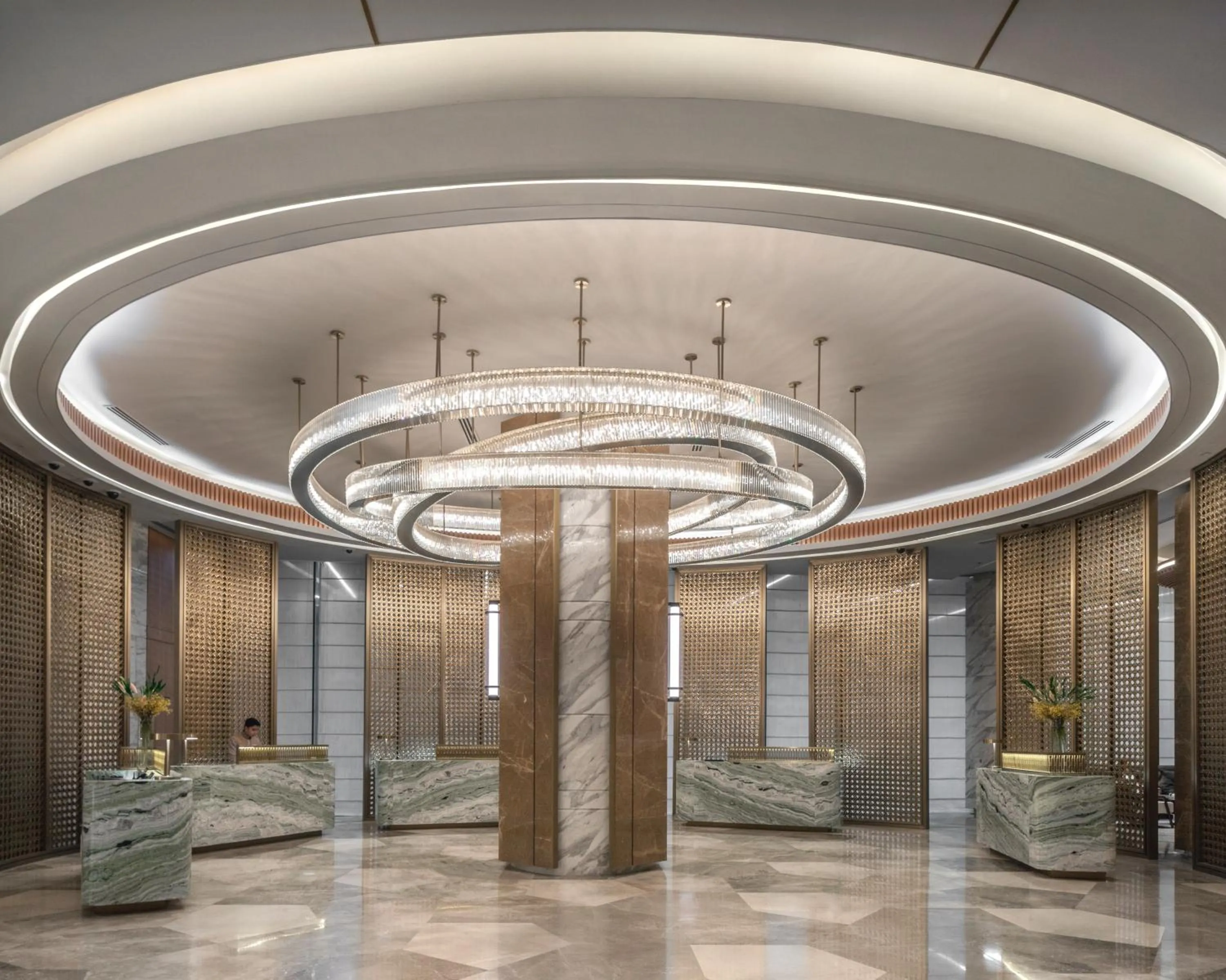 Lobby or reception in Fili Hotel at Nustar Cebu