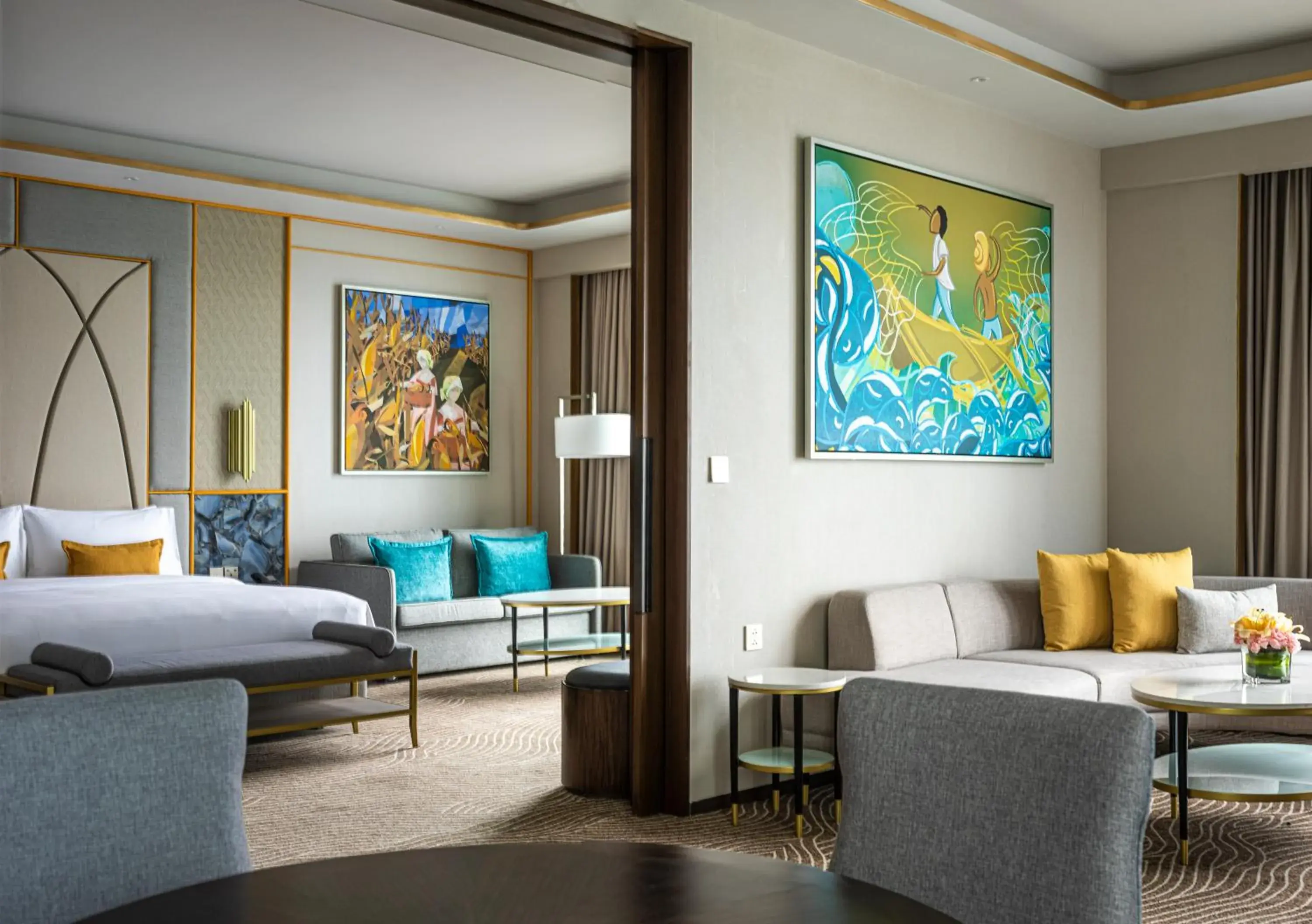 Living room in Fili Hotel at Nustar Cebu Living room in Fili Hotel at Nustar Cebu