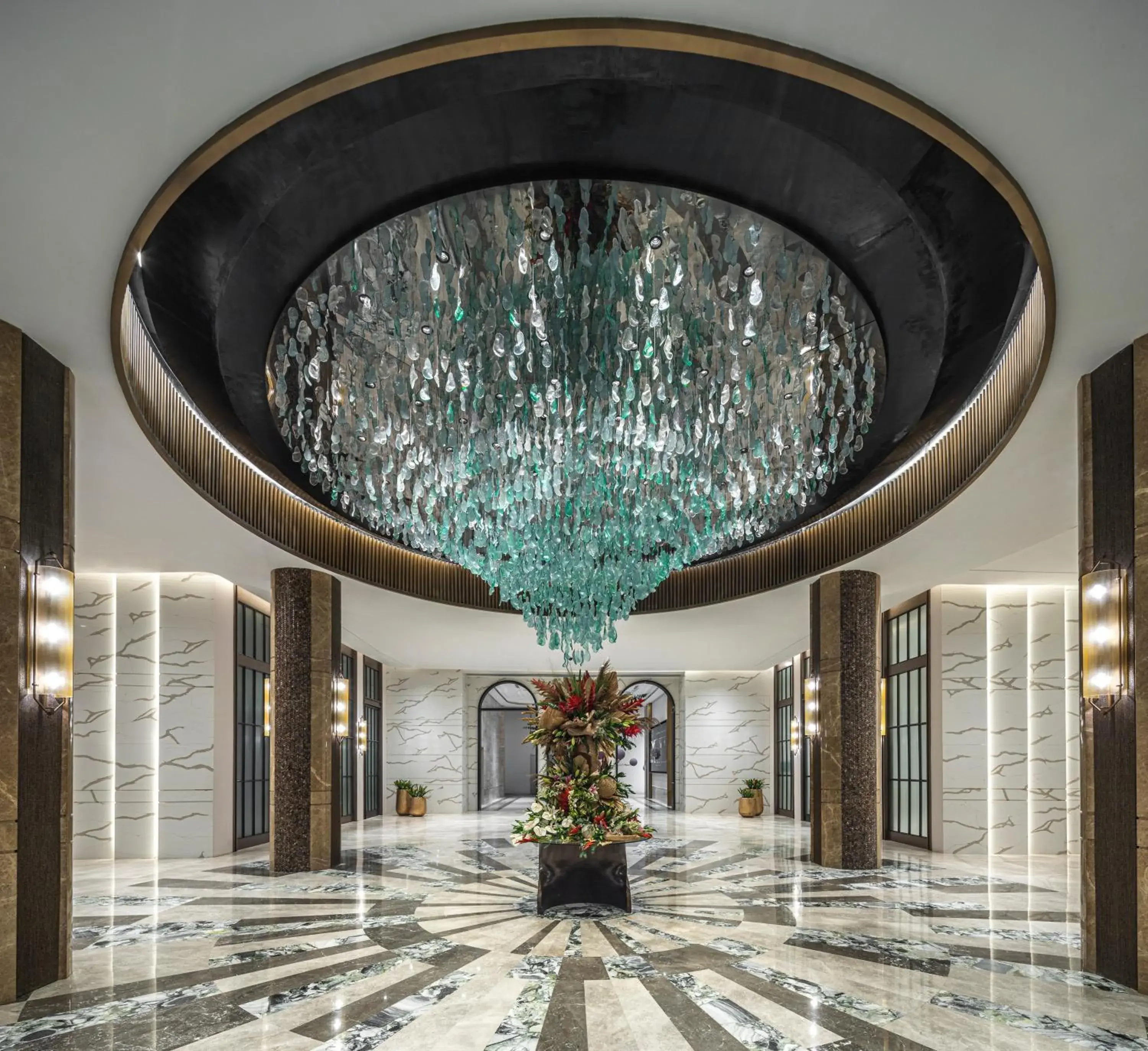 Lobby or reception in Fili Hotel at Nustar Cebu Lobby or reception in Fili Hotel at Nustar Cebu