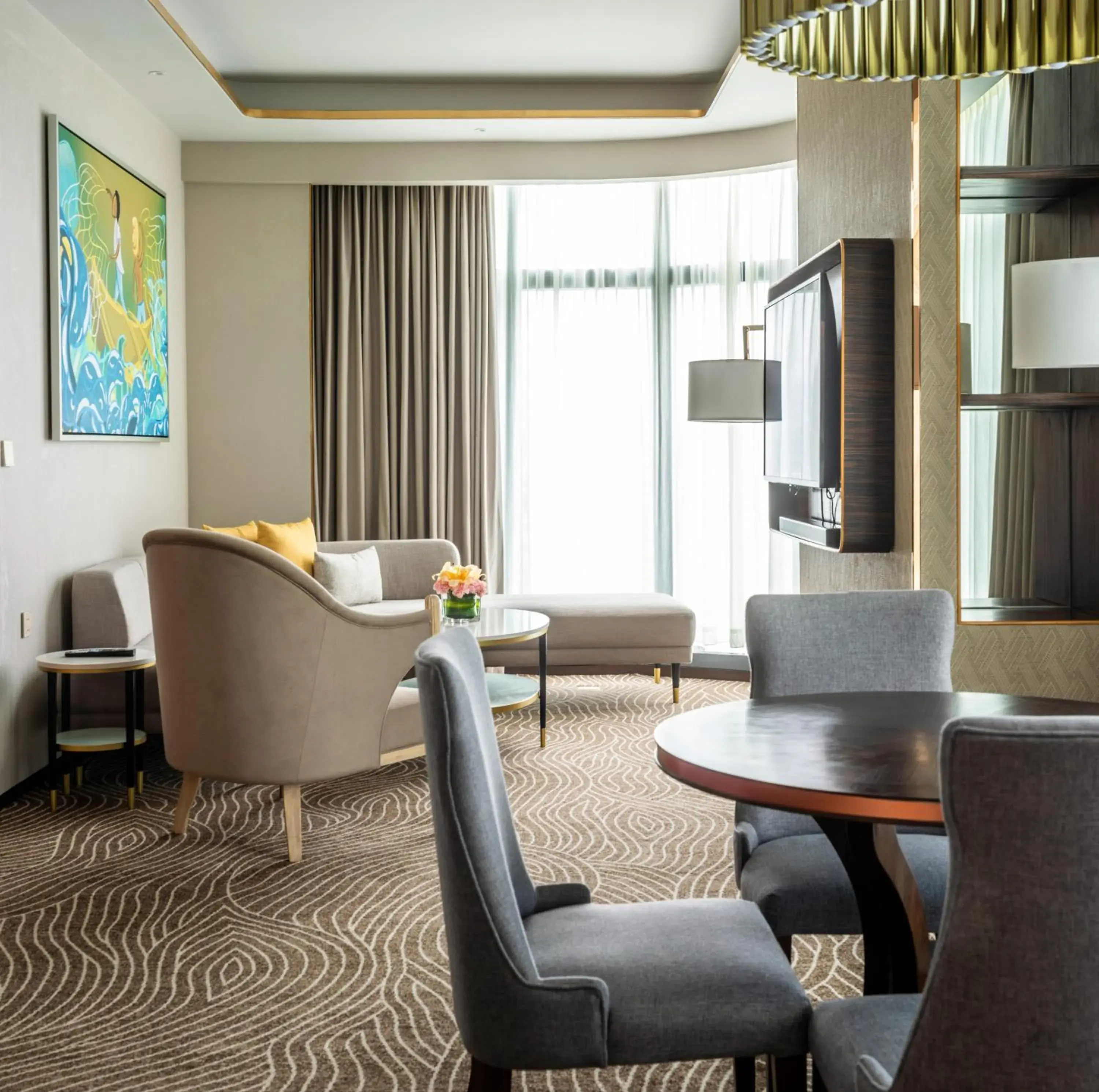 Living room in Fili Hotel at Nustar Cebu Living room in Fili Hotel at Nustar Cebu