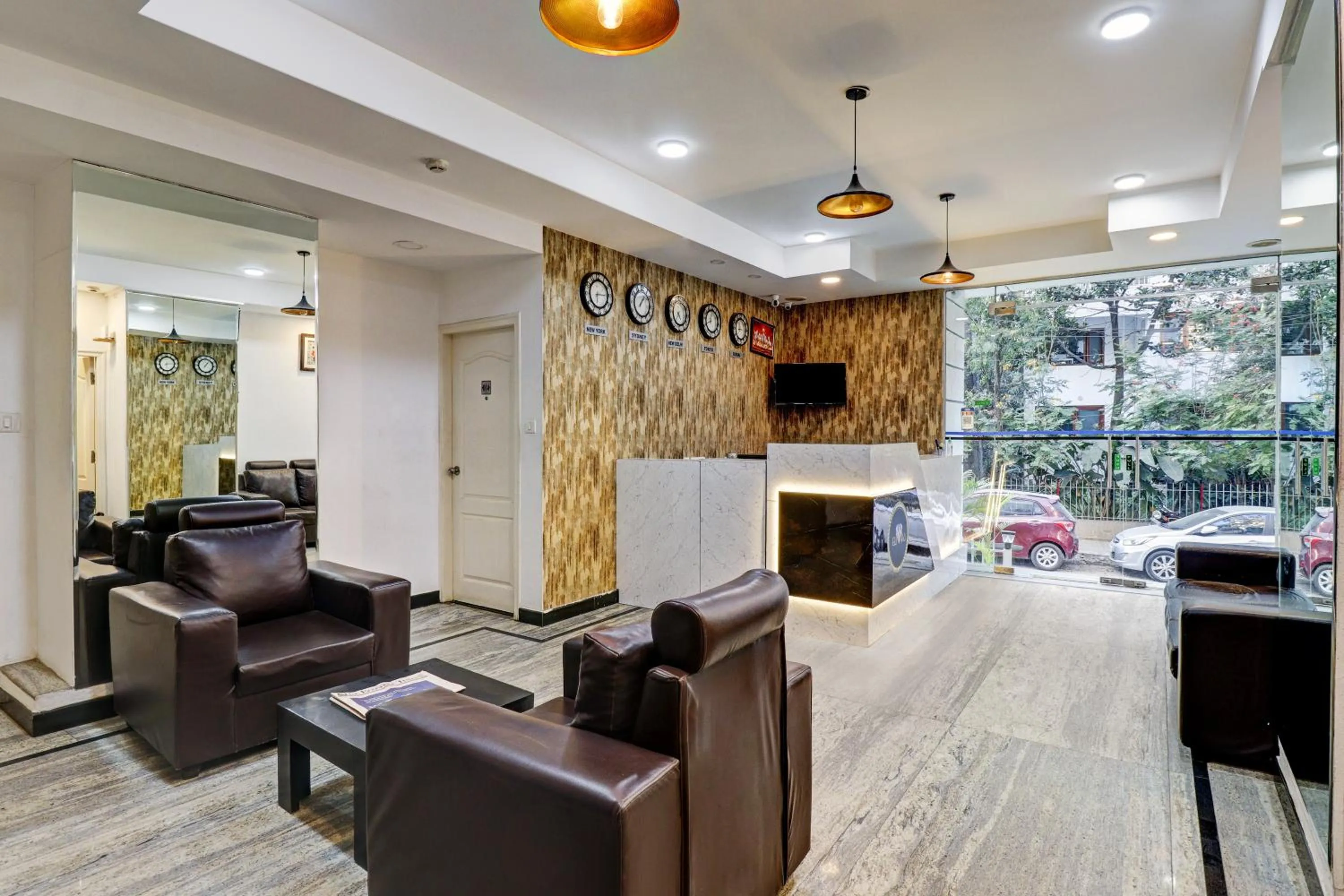 Seating area in Treebo Elmas Boutique