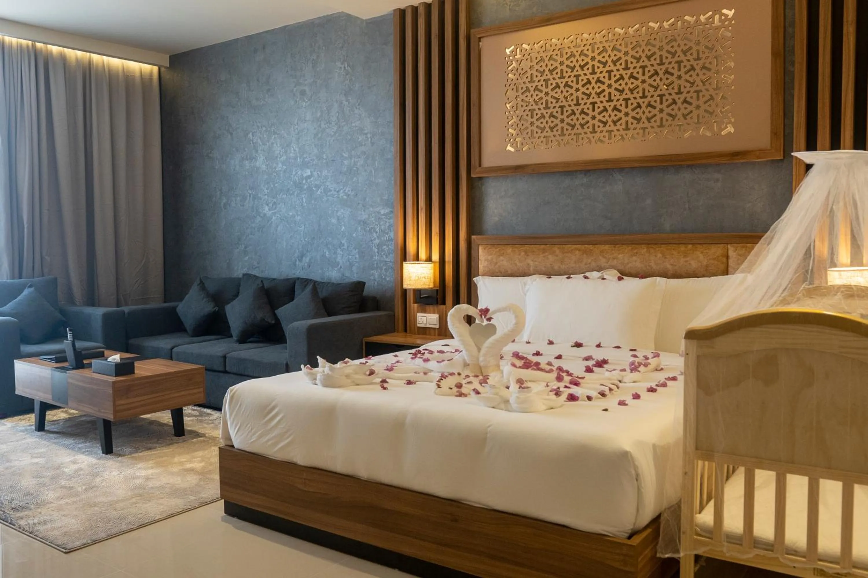 Bed in The Plaza Hotel & Resort