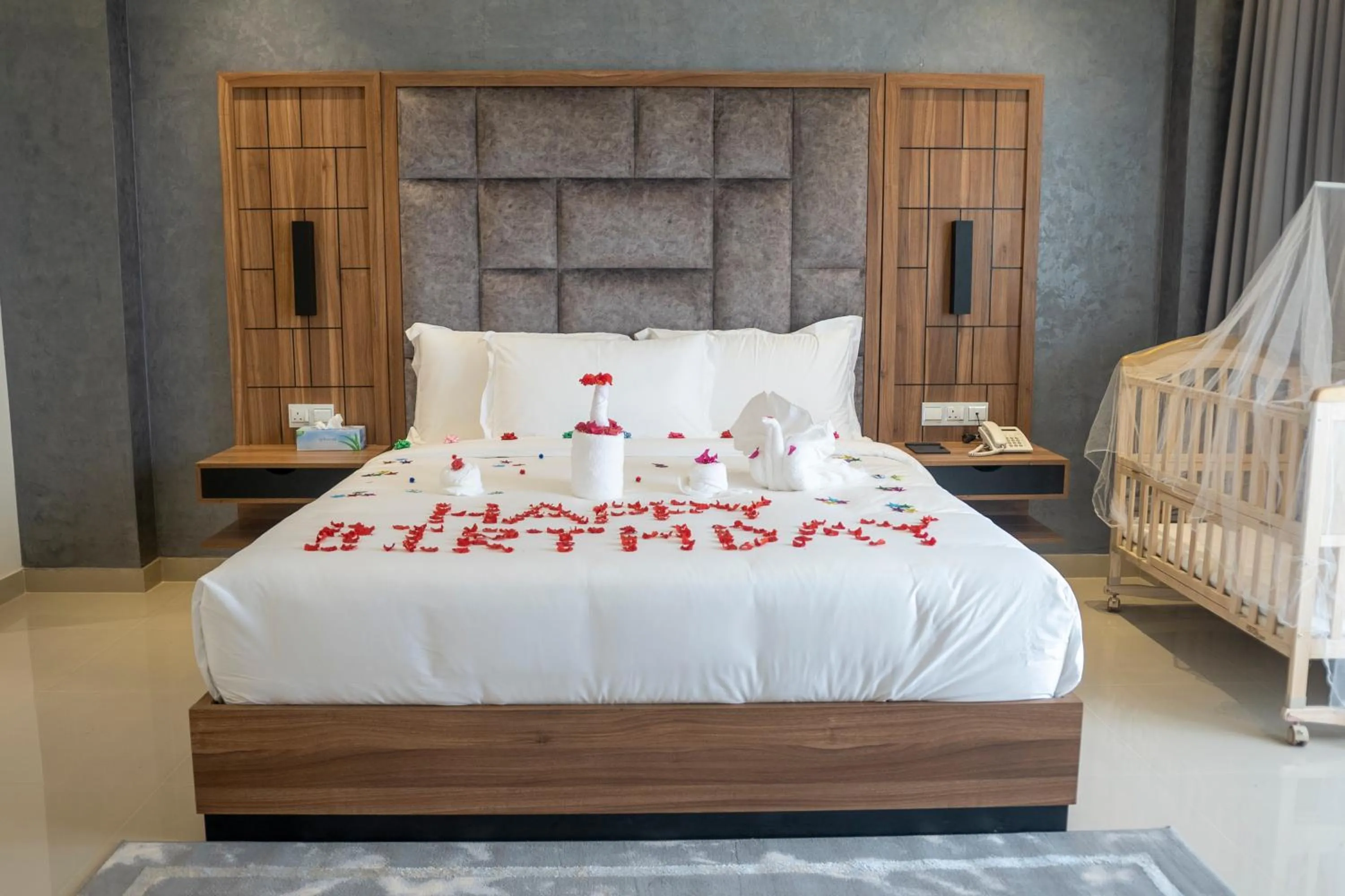 Bed in The Plaza Hotel & Resort