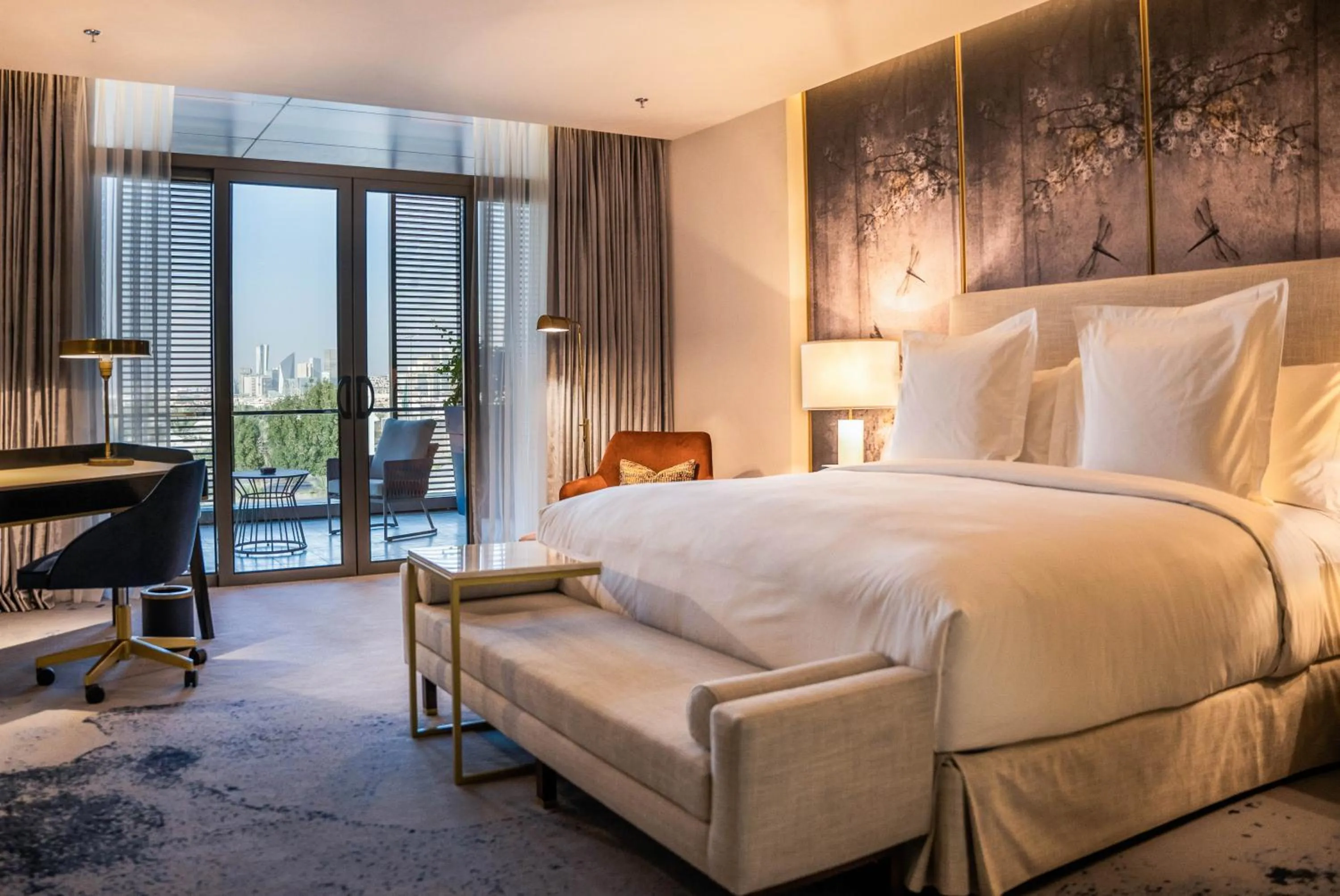 Bed in Jareed Hotel Riyadh