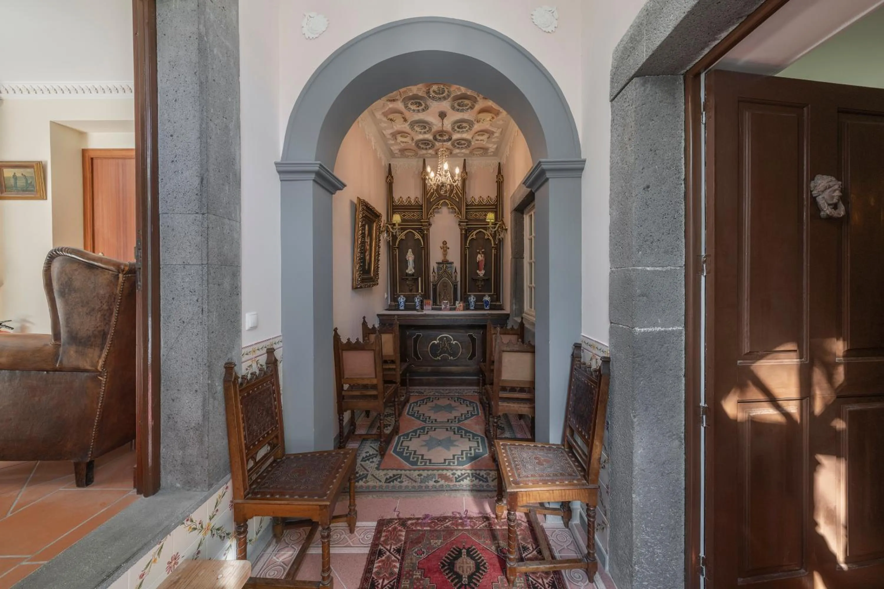 Seating area in Casa Das Videiras