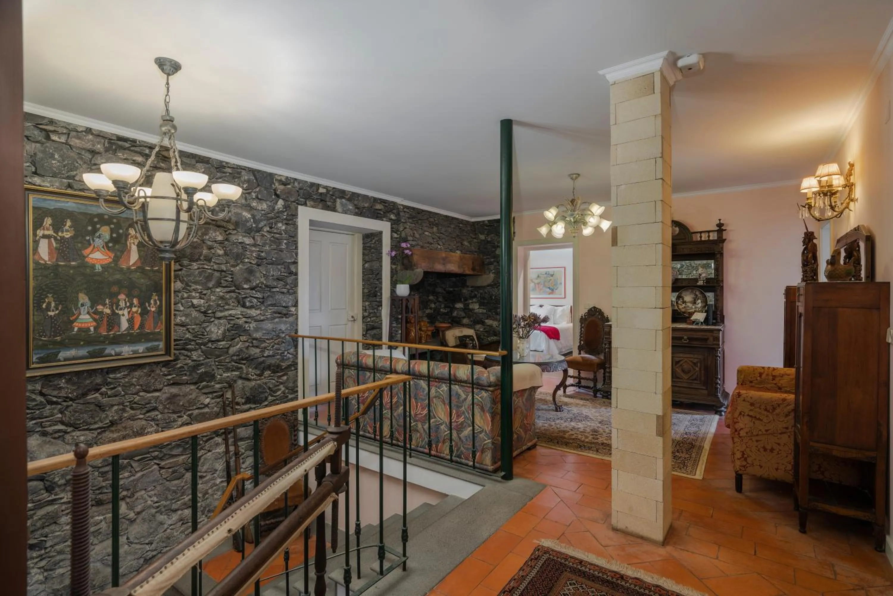 Seating area in Casa Das Videiras