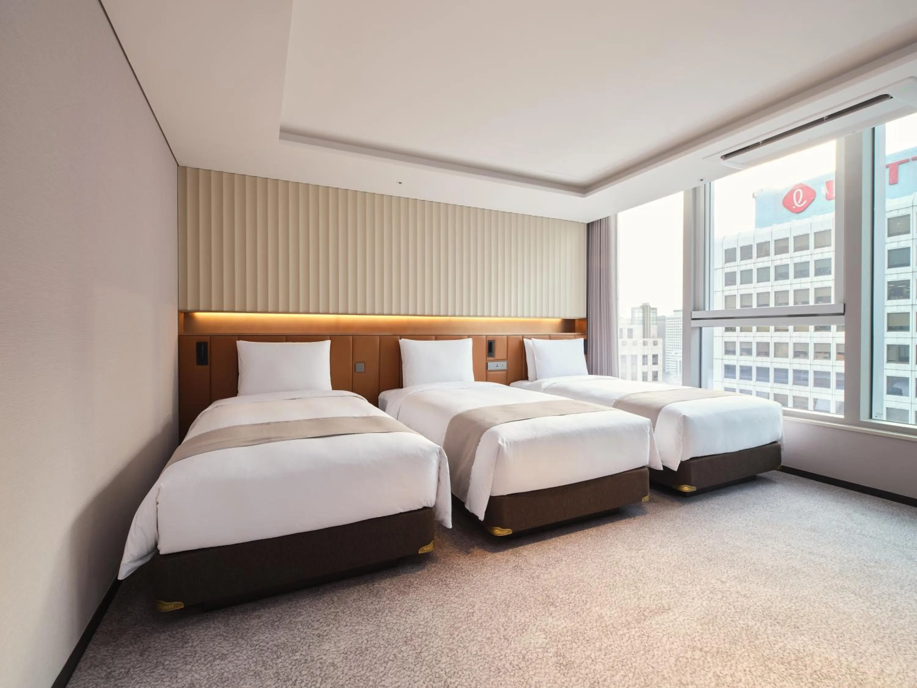 Photo of the whole room, Bed in Stanford Hotel Myeongdong
