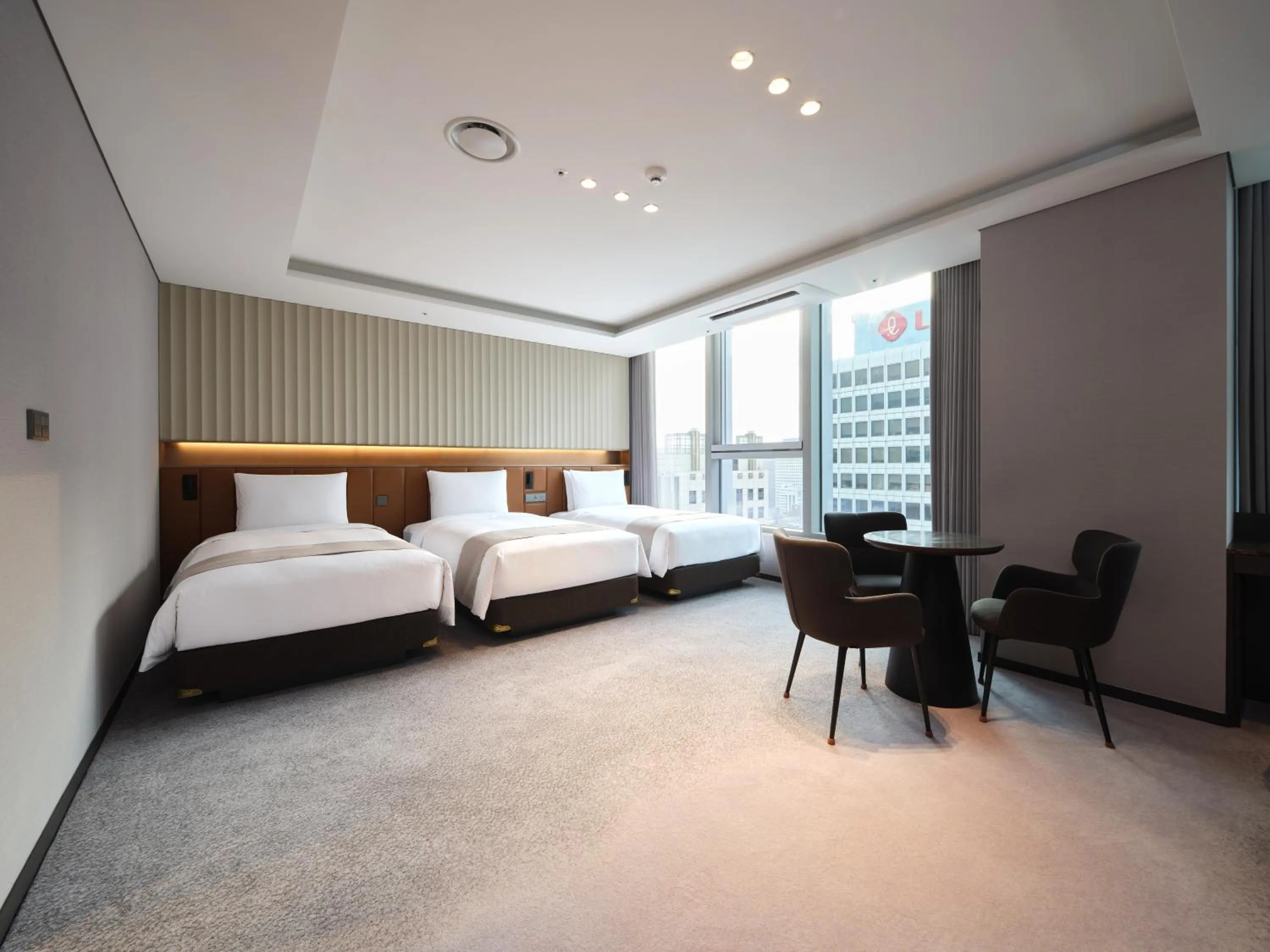 Photo of the whole room, Bed in Stanford Hotel Myeongdong