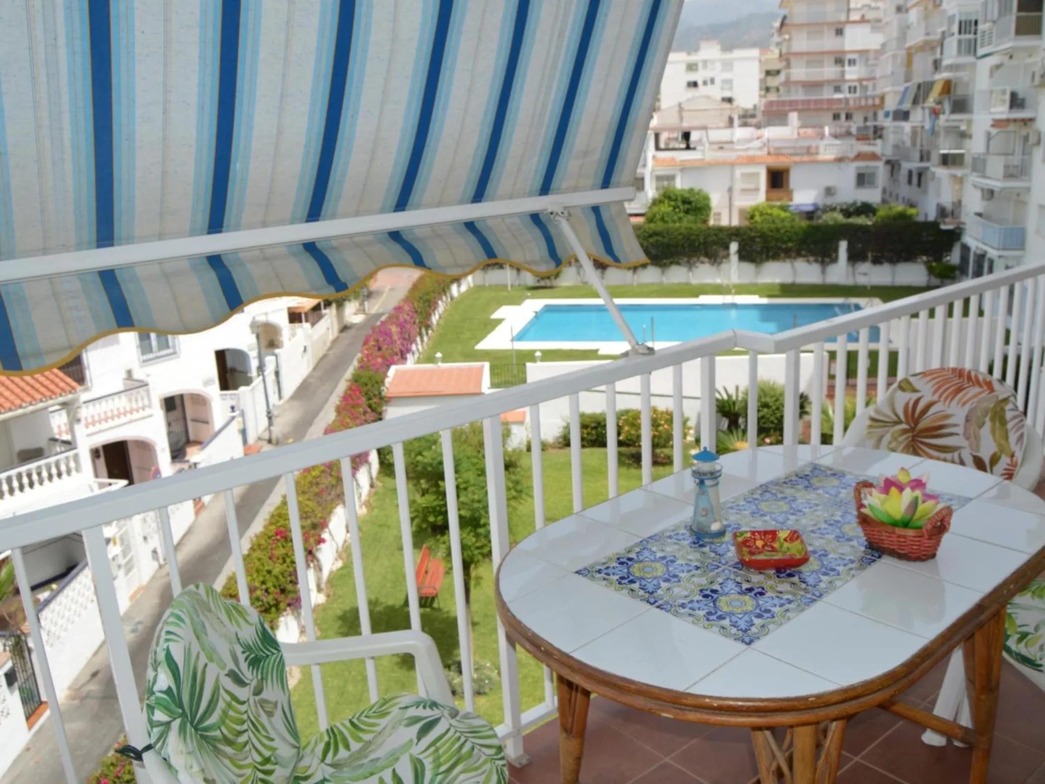 Balcony/Terrace in Nerja Sun Apartments Delfín Torrecilla