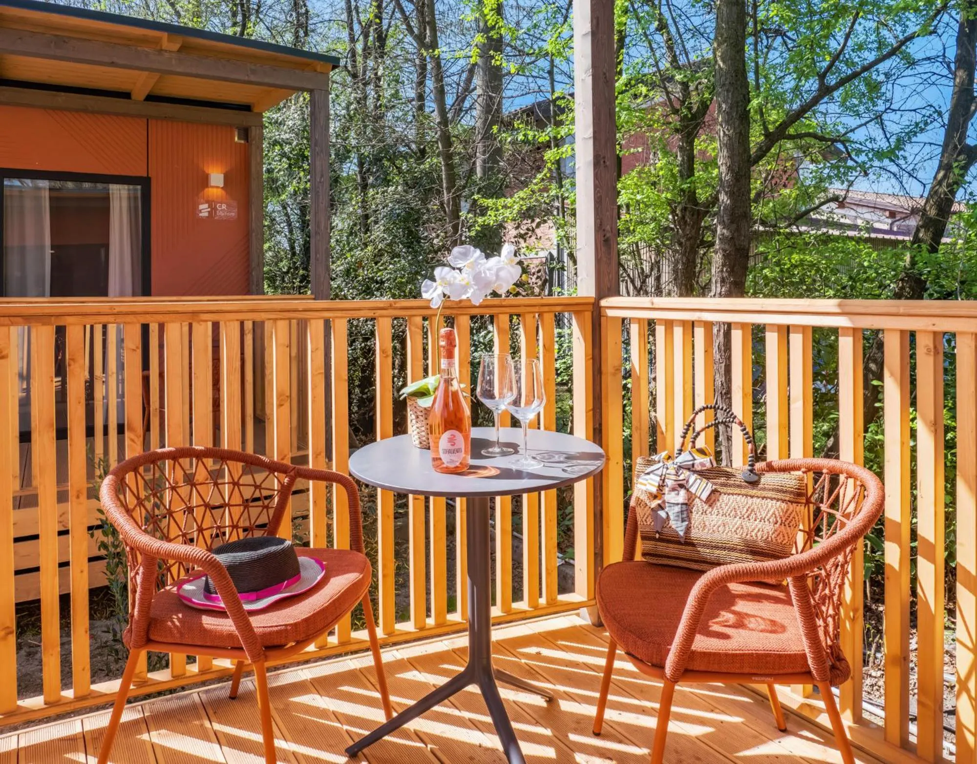 Balcony/Terrace in Club del Sole Bologna Easy Camping Village