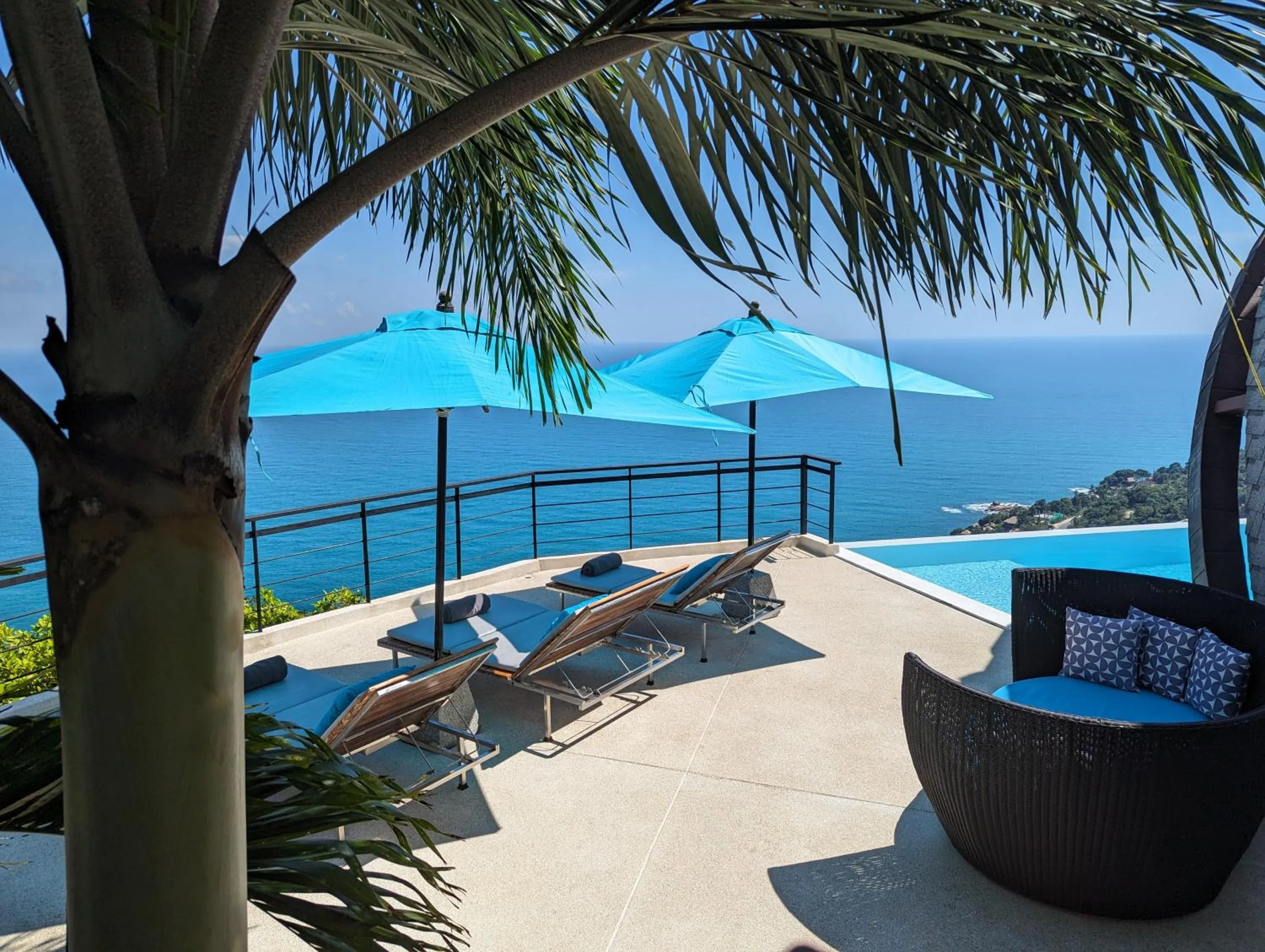 Patio in Moonshadow - Multiple Award Winning Villa in Chaweng Noi