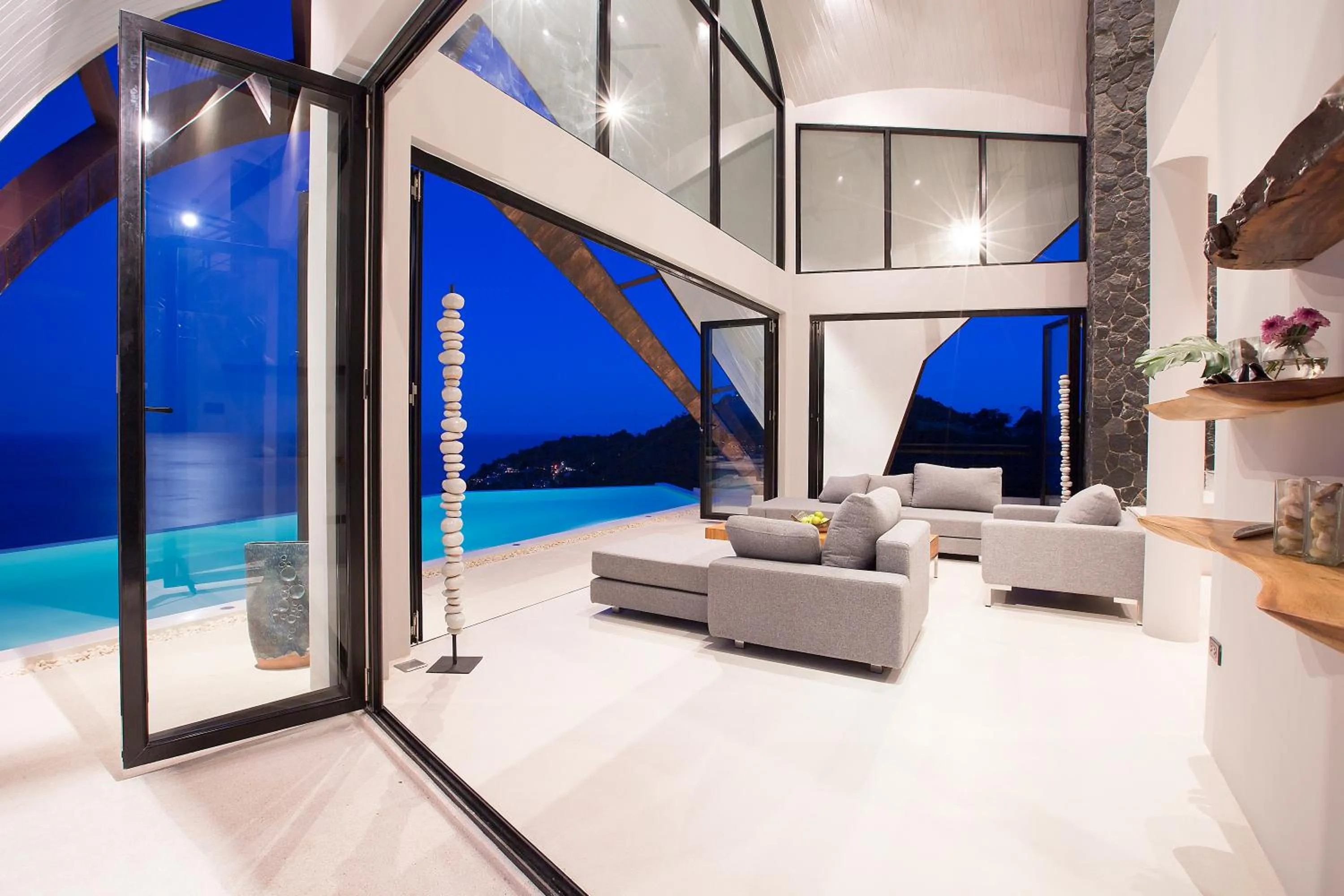 Living room in Moonshadow - Multiple Award Winning Villa in Chaweng Noi