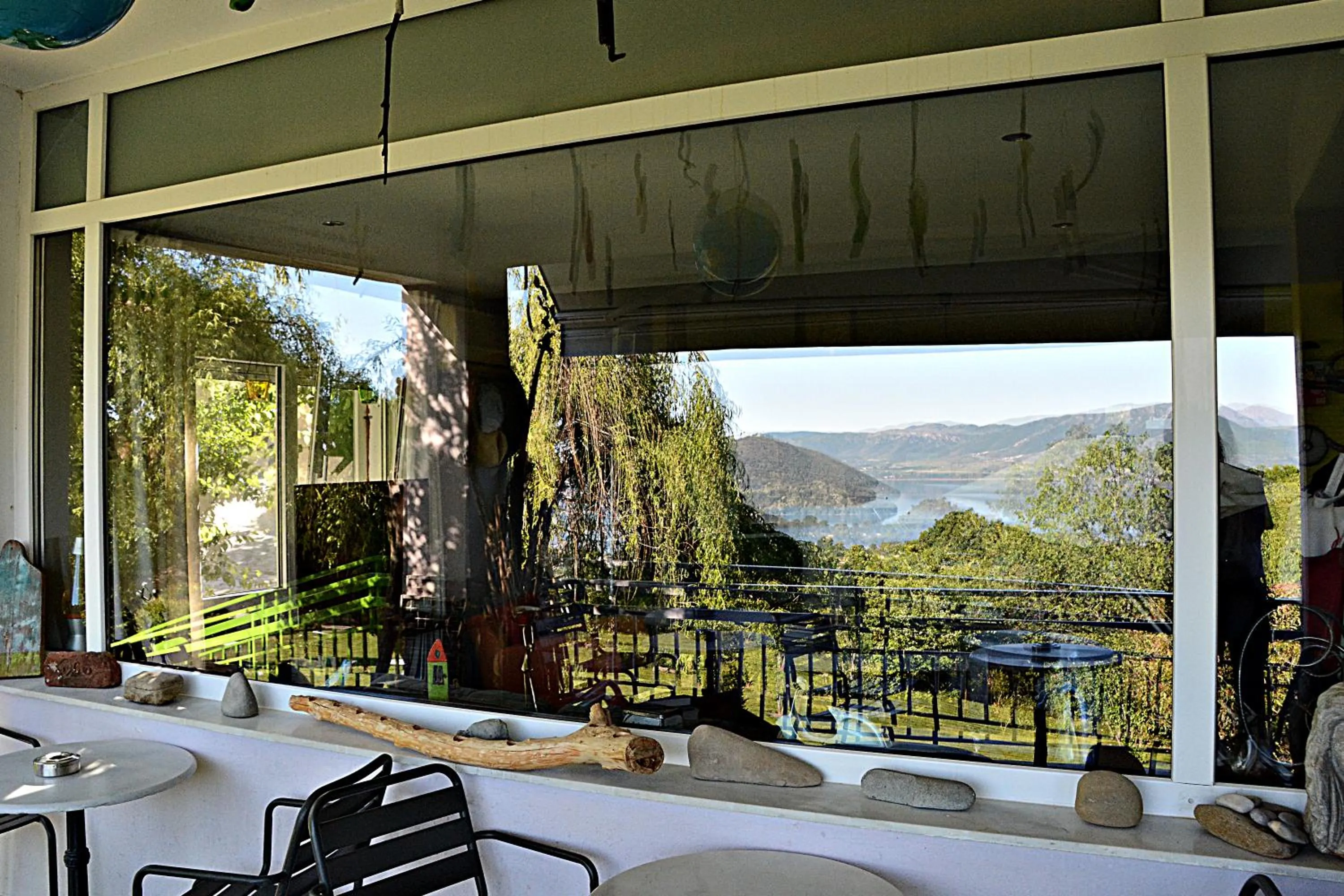 Balcony/Terrace in Guesthouse Vissinokipos - Biker Friendly - Motorradhotel