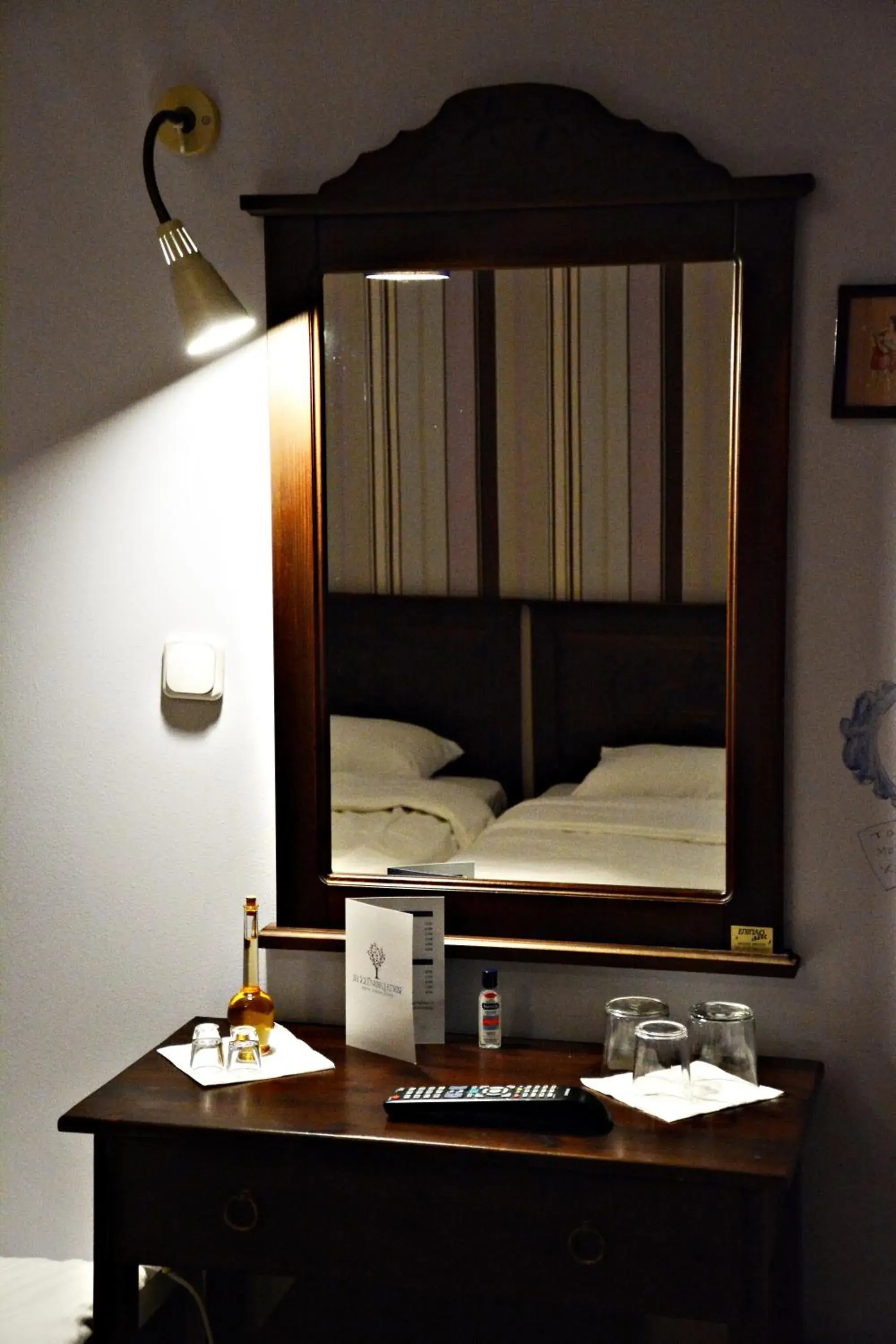 Bedroom, Bed in Guesthouse Vissinokipos - Biker Friendly - Motorradhotel Bedroom, Bed in Guesthouse Vissinokipos - Biker Friendly - Motorradhotel