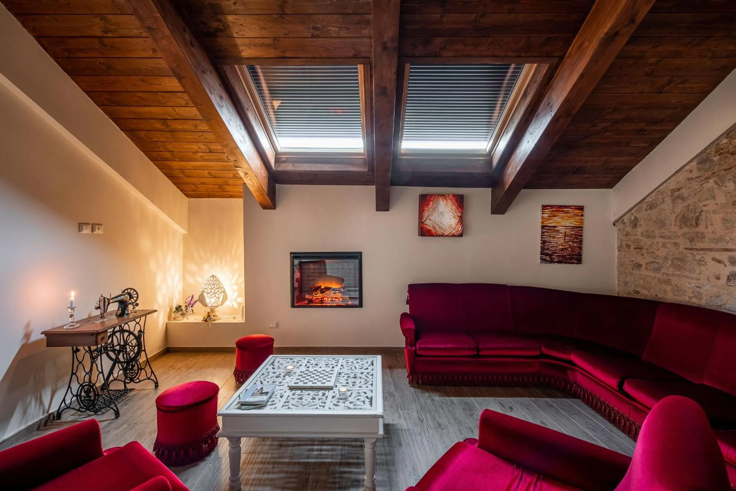 Communal lounge/ TV room in AGORA' Castelnuovo della Daunia