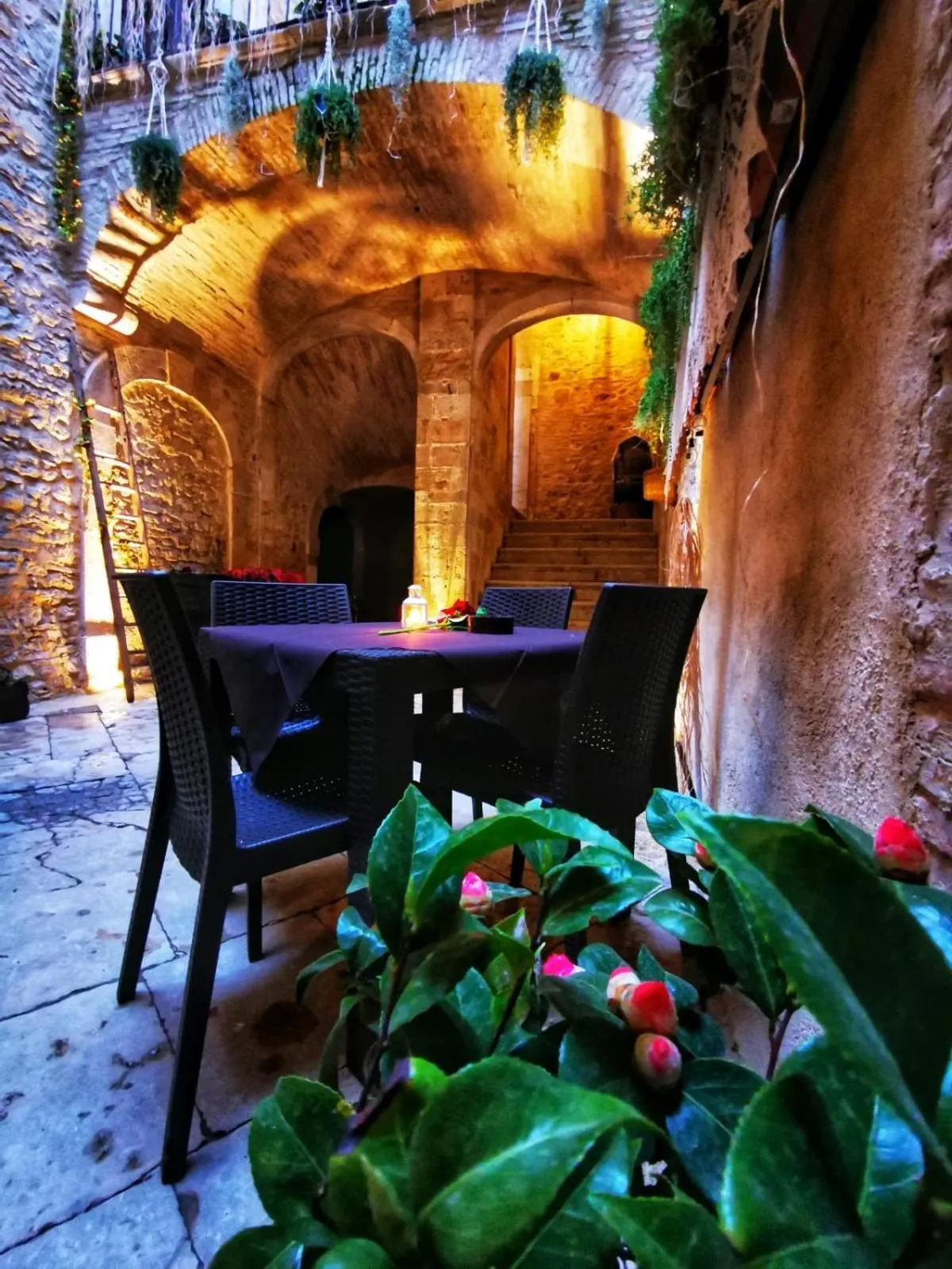 Dining area in AGORA' Castelnuovo della Daunia