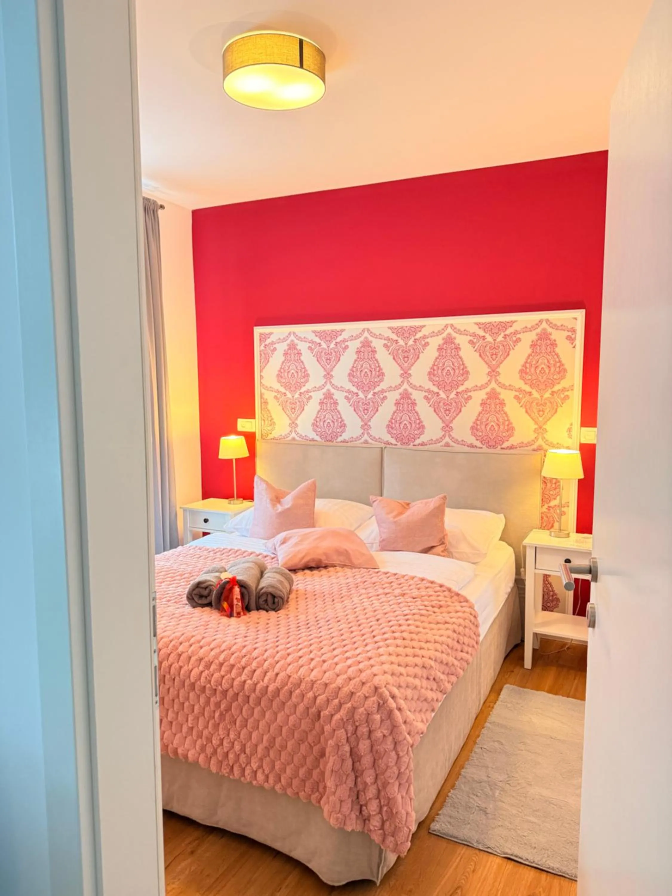 Bedroom, Bed in Cozy apartments