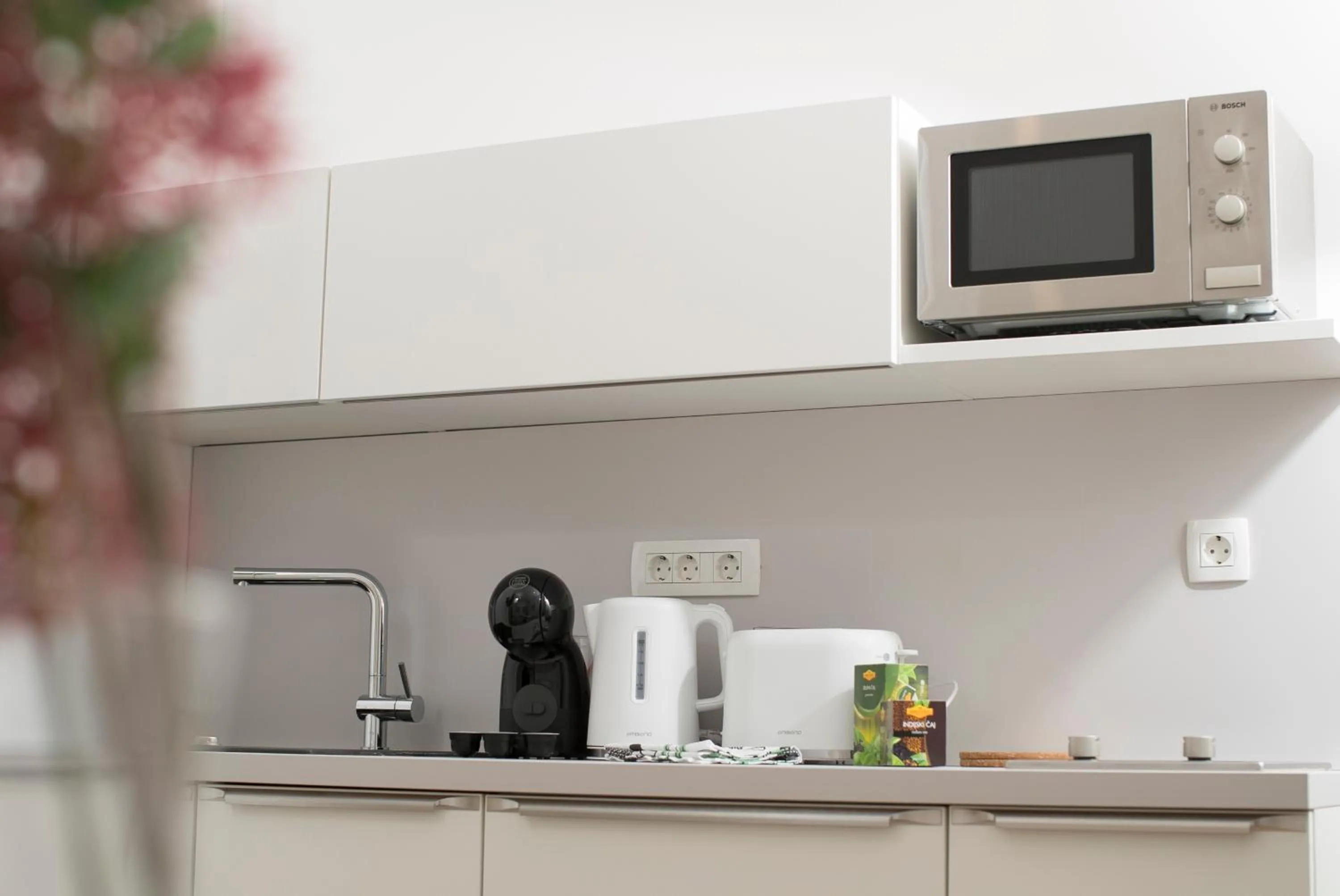 Kitchen or kitchenette in Cozy apartments