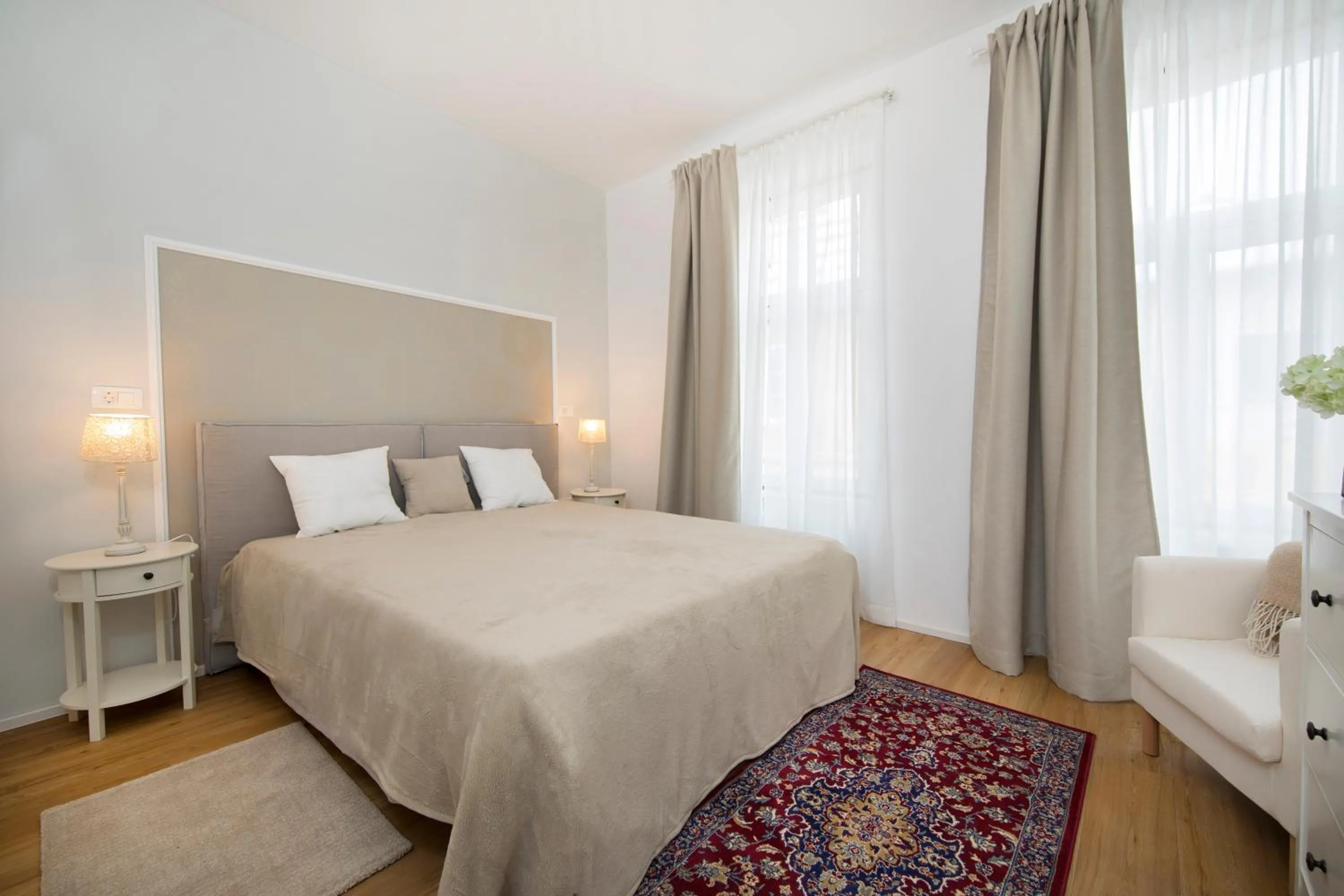 Bed in Cozy apartments