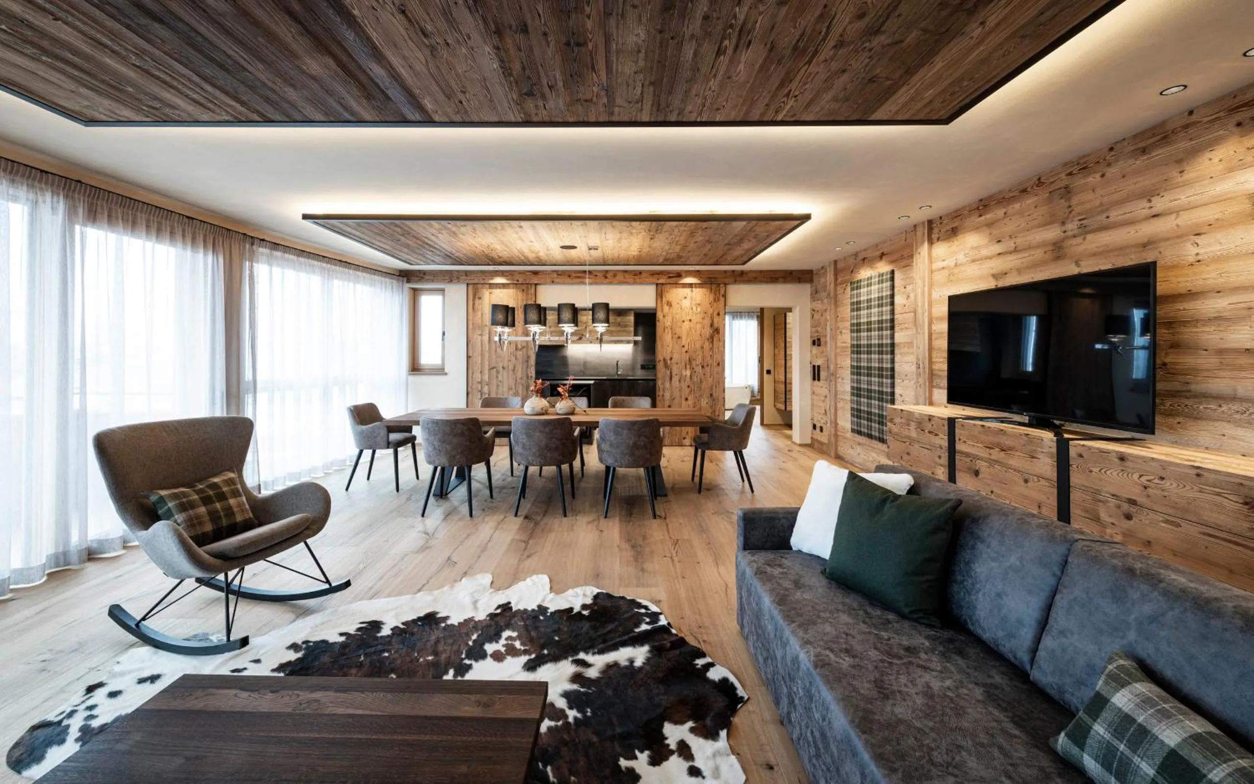 Living room in LaMonte Luxury Apartments