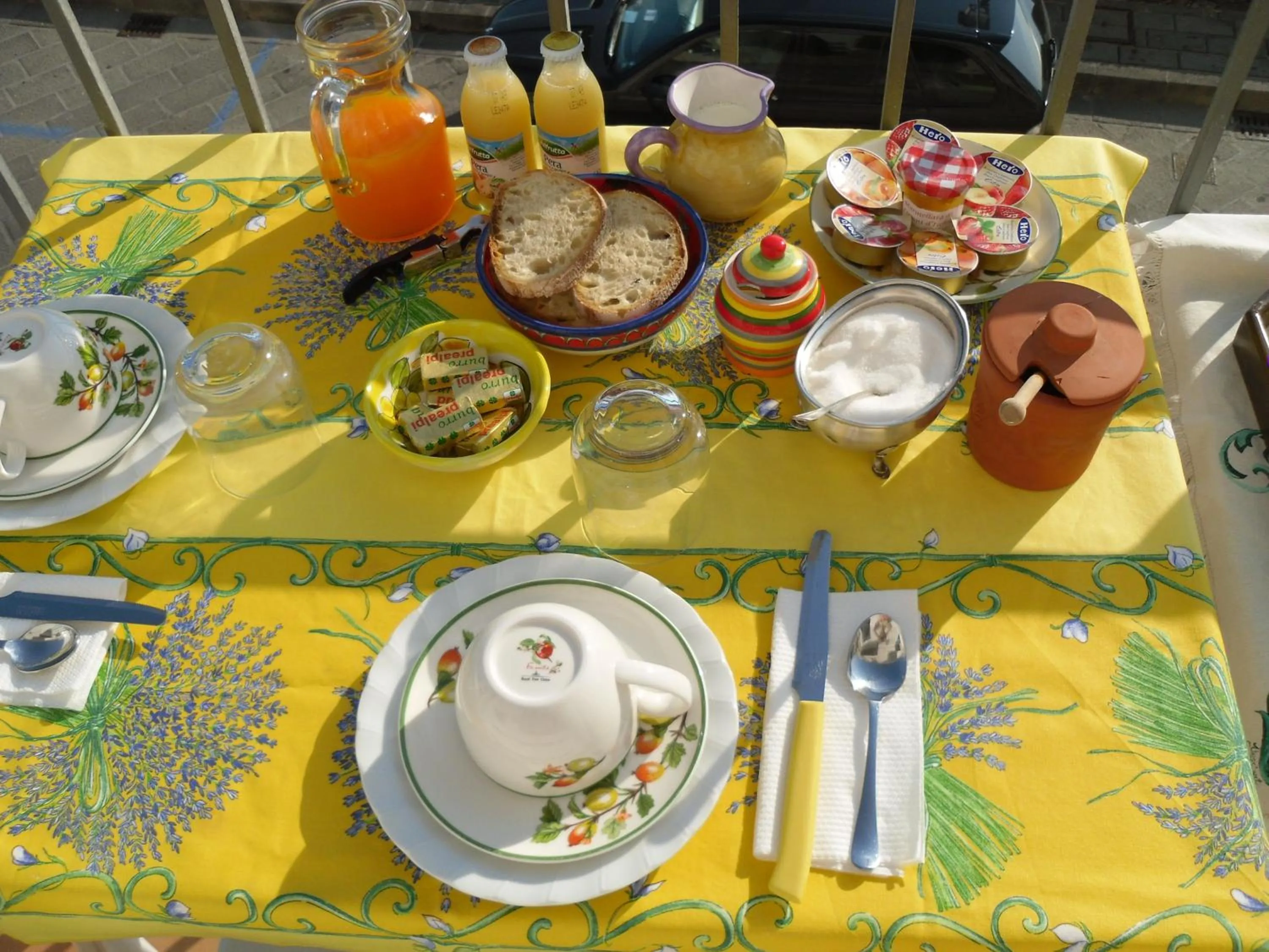 Food and drinks in B&B I Cinque Sensi