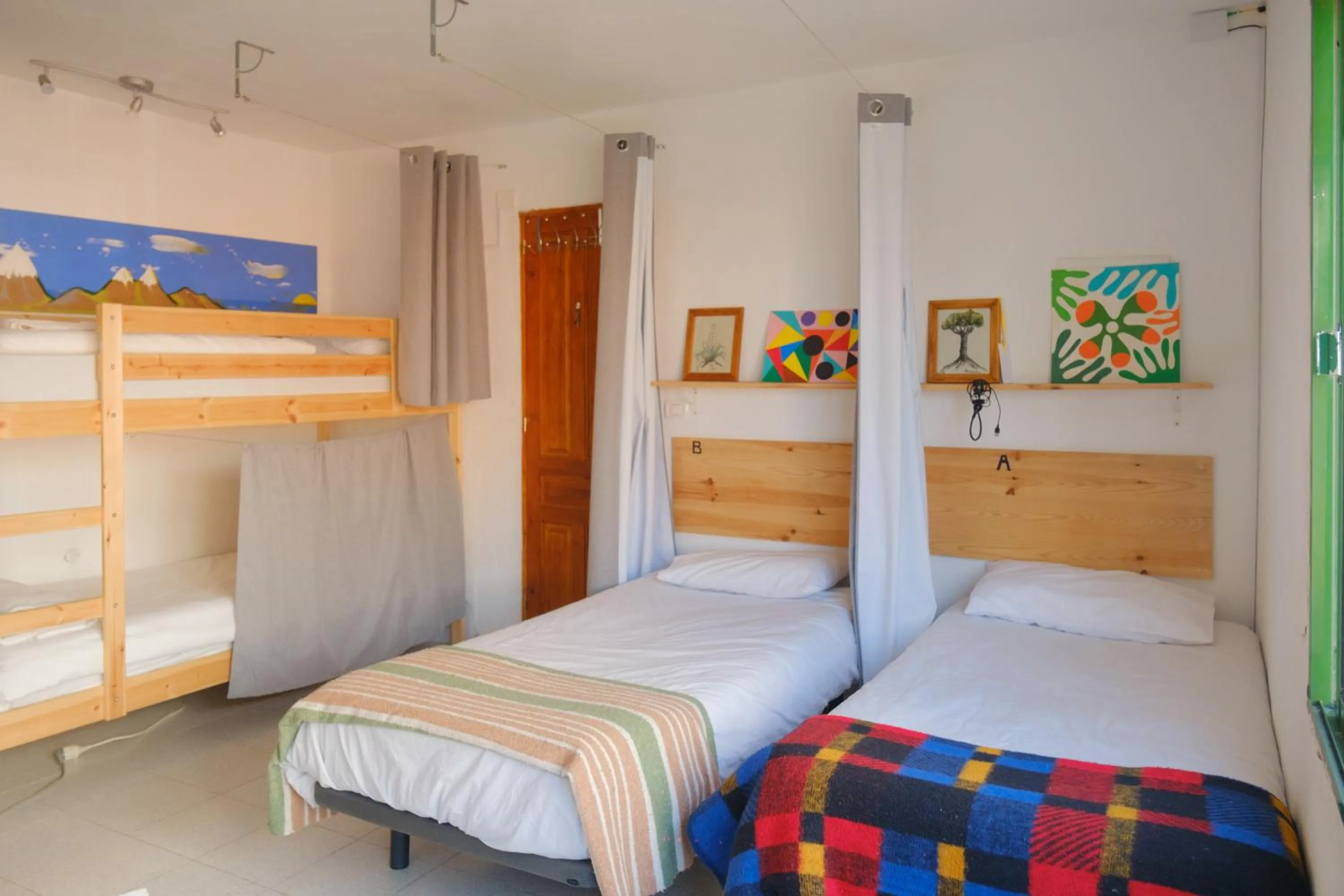 Single Bed in 4-Bed Dormitory Room in La Palma Hostel by Pension Central