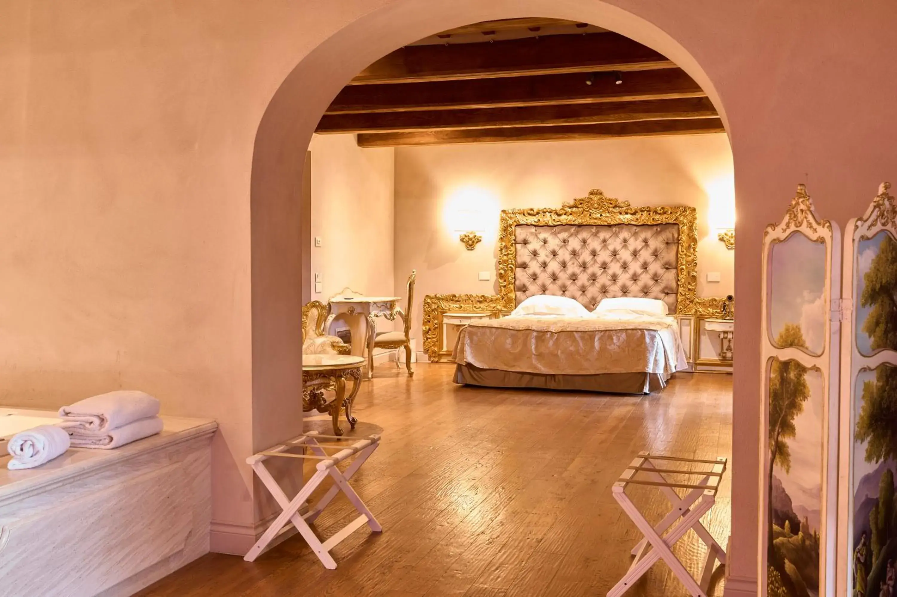 Bed in Relais La Corte dei Papi Bed in Relais La Corte dei Papi