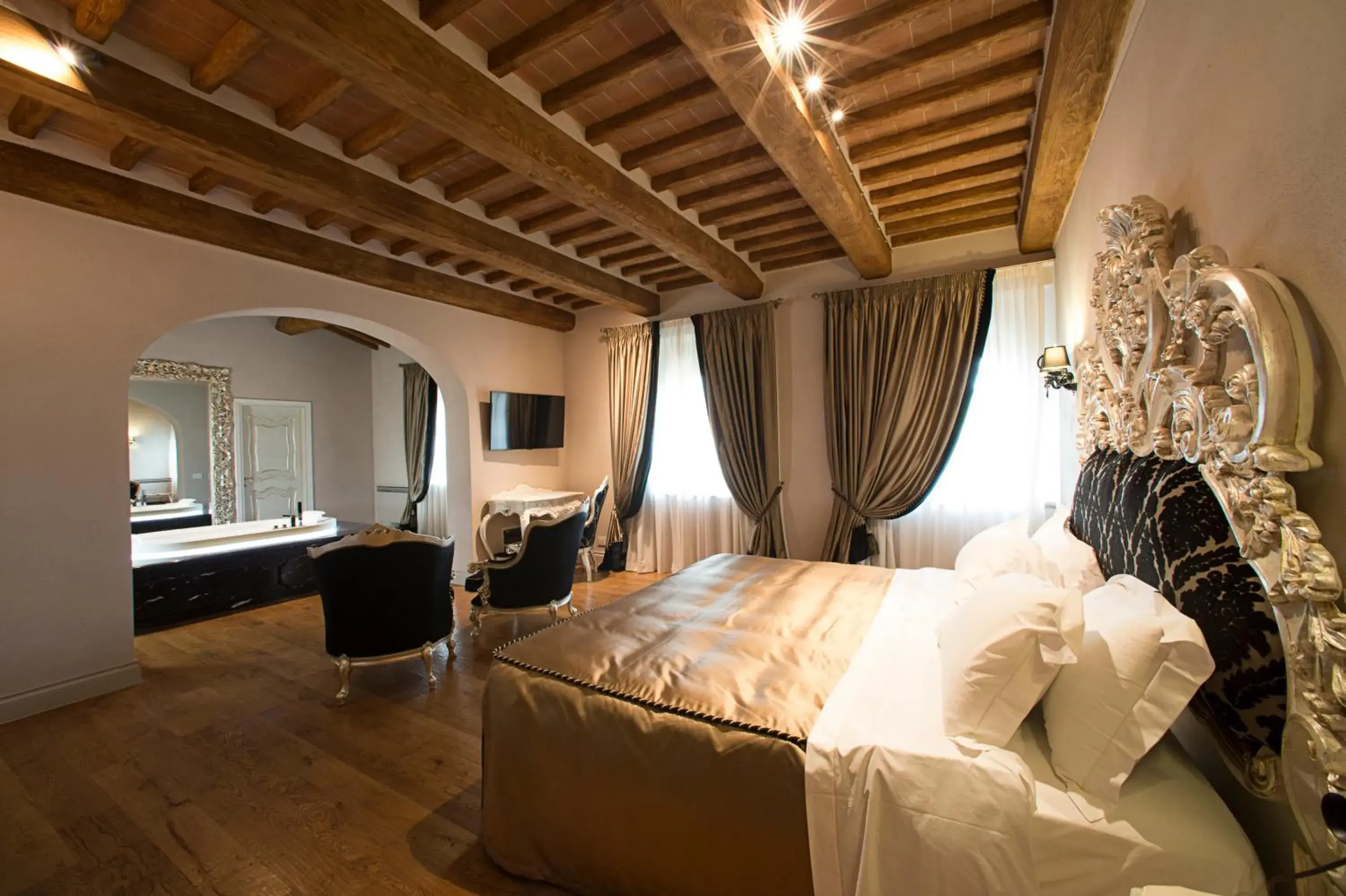 Bedroom, Bed in Relais La Corte dei Papi Bedroom, Bed in Relais La Corte dei Papi