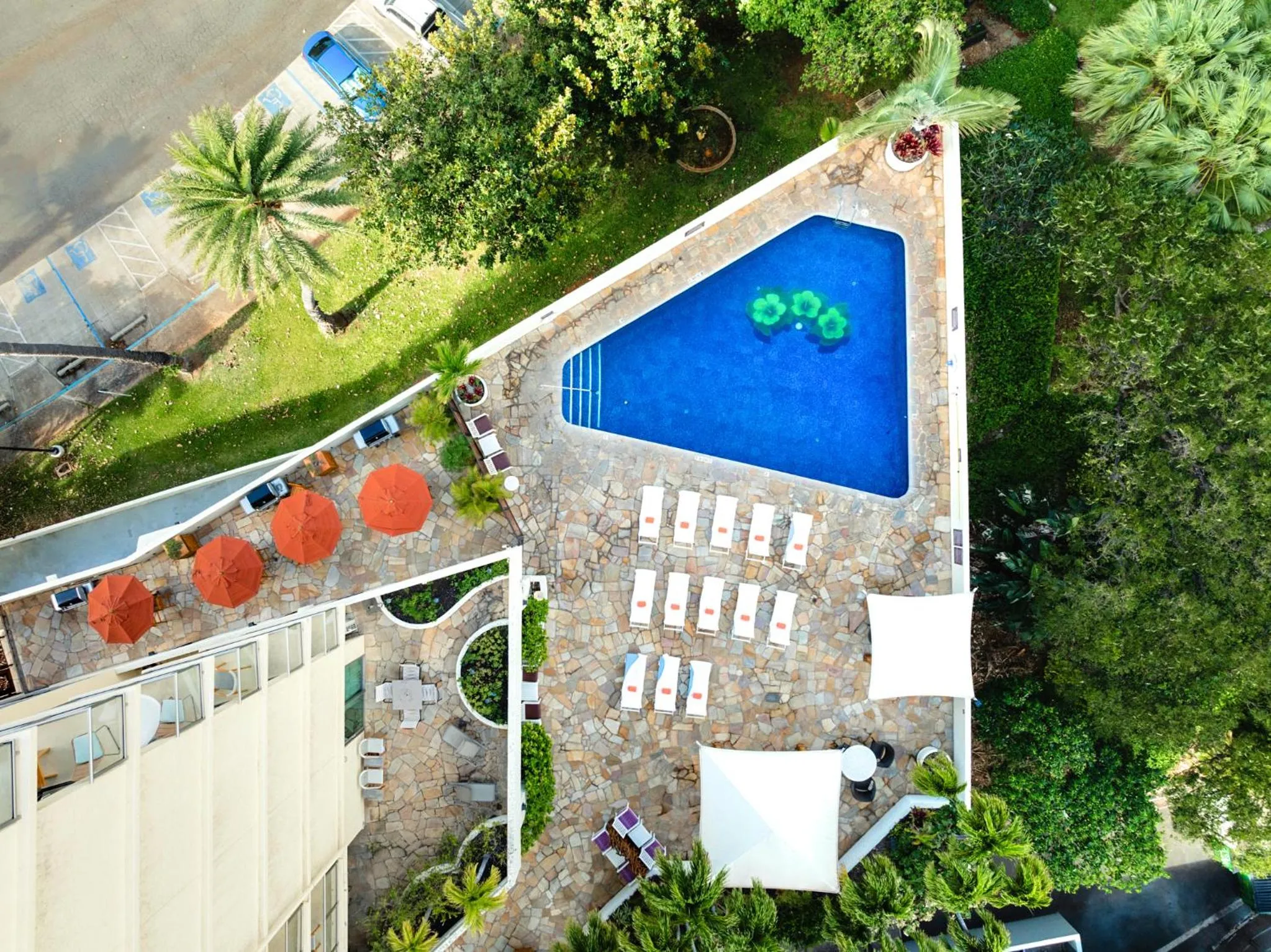 Swimming pool in Luana Waikiki Hotel & Suites