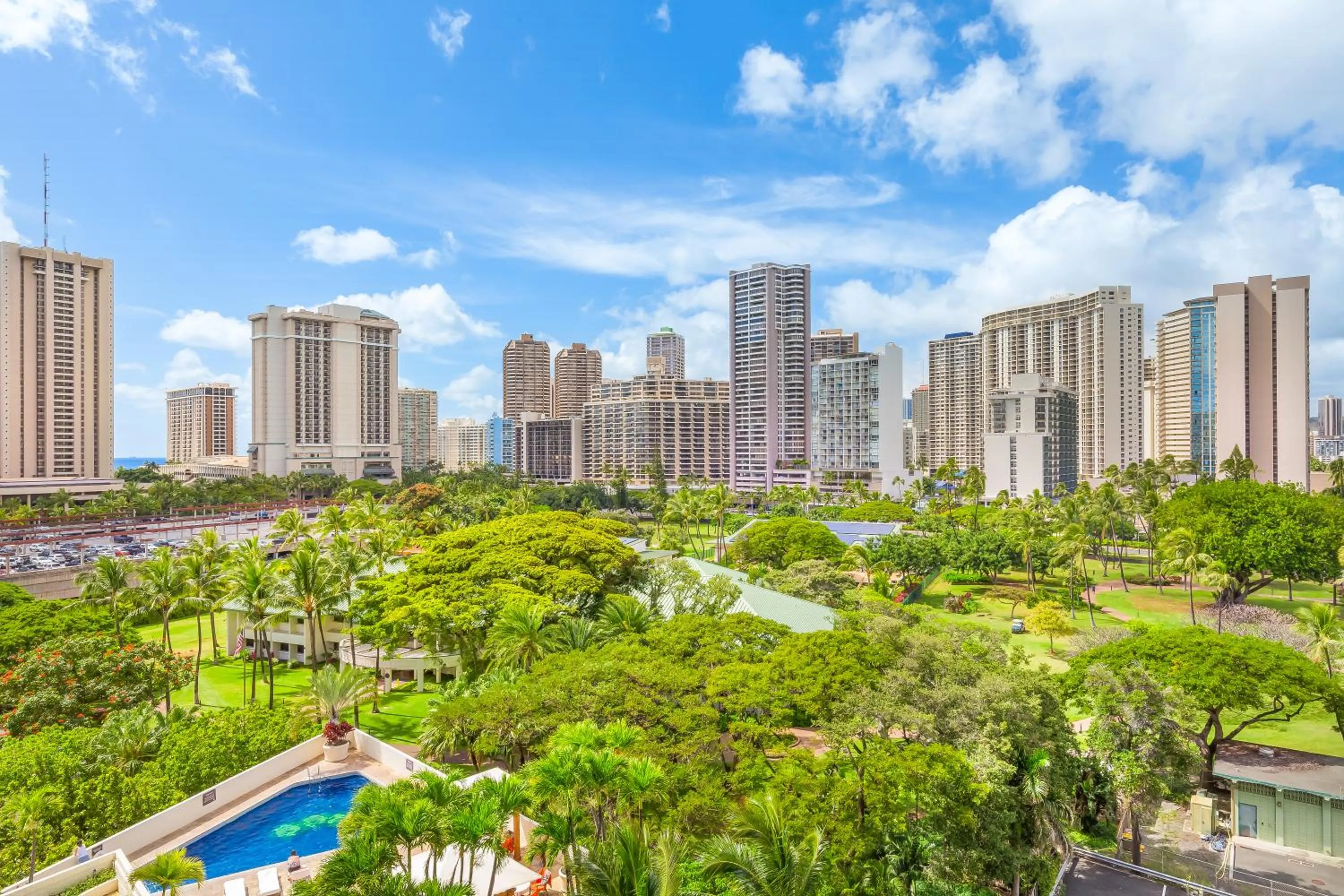 City view in Luana Waikiki Hotel & Suites
