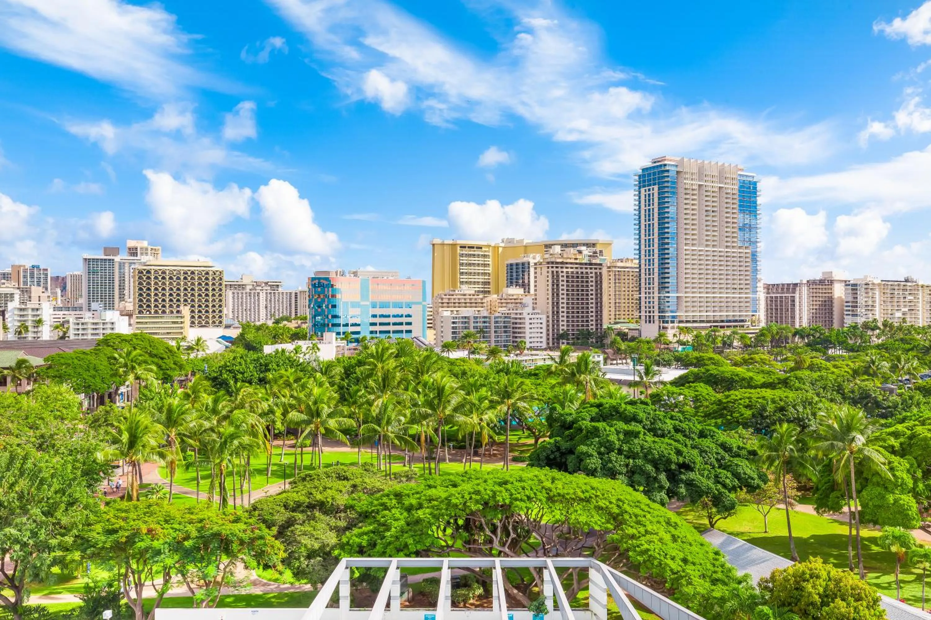 City view in Luana Waikiki Hotel & Suites