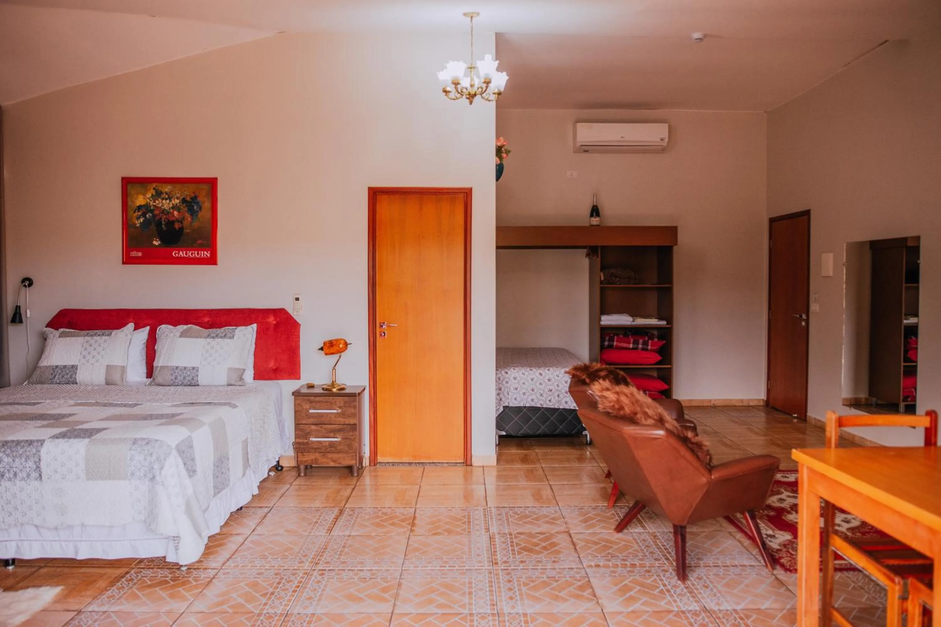 View (from property/room), Bed in Pousada Beira Rio