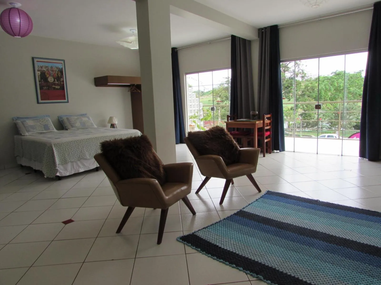 River view, Bed in Pousada Beira Rio