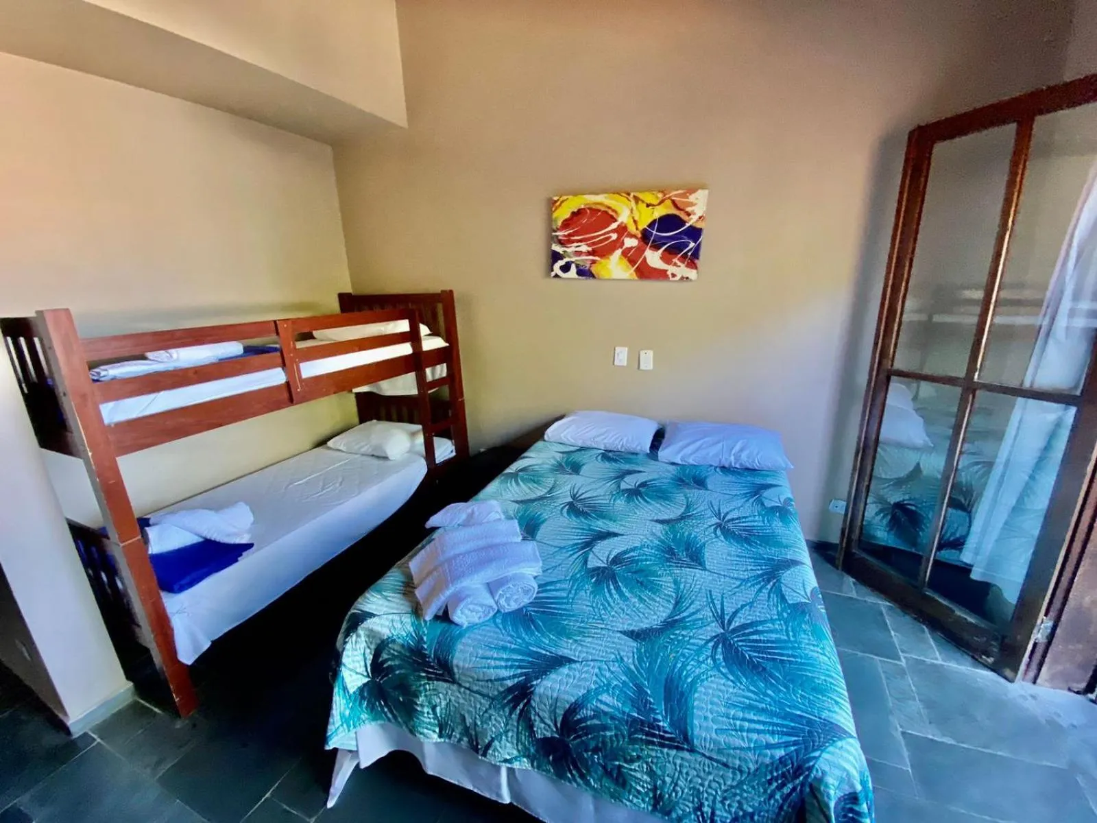 Property building, Bed in Pousada Ponta dos Corais