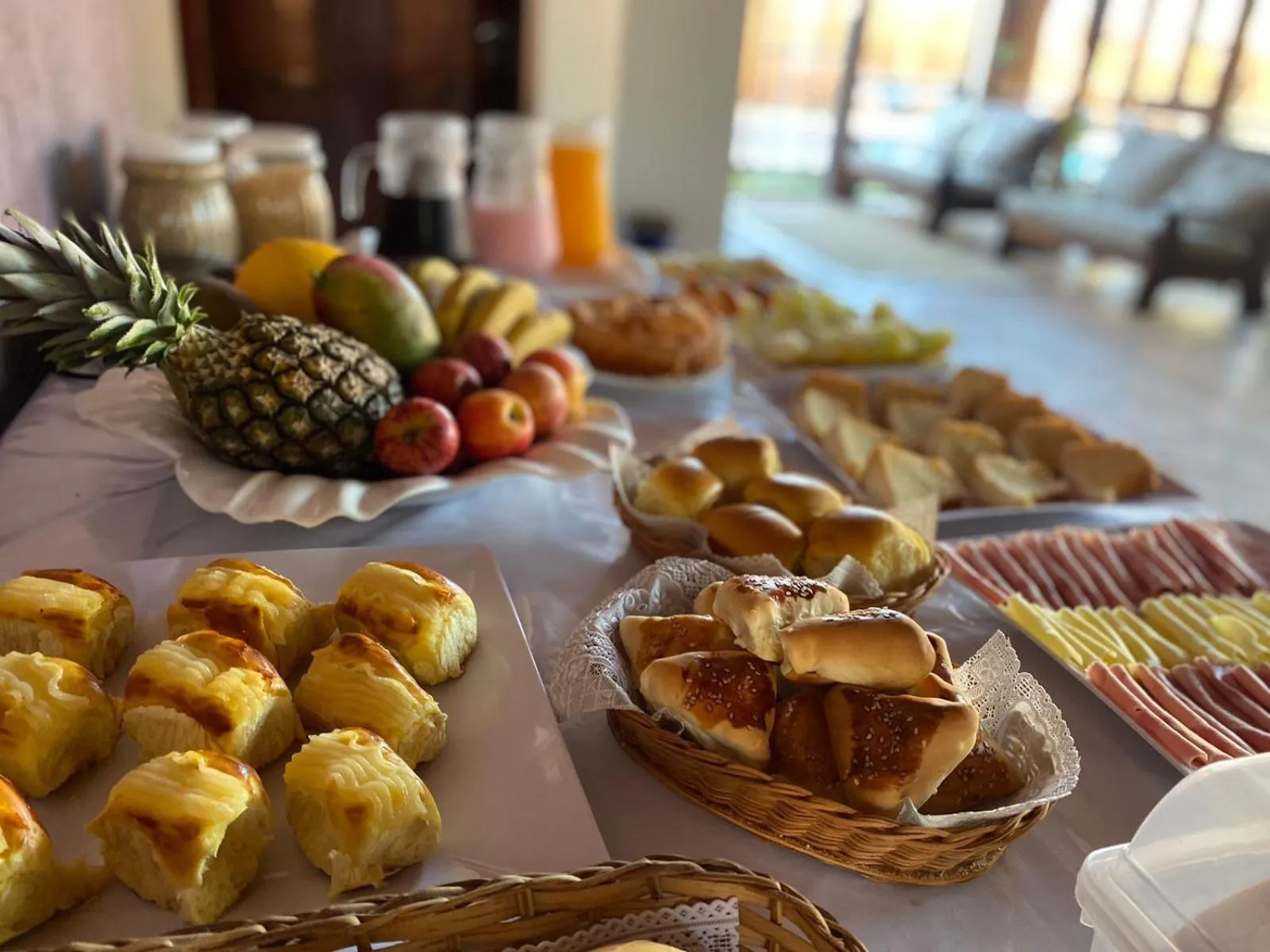 Breakfast in Pousada Ponta dos Corais