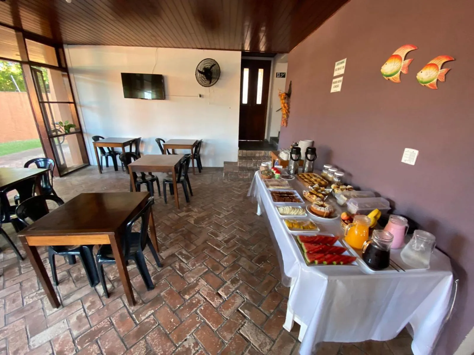 Breakfast in Pousada Ponta dos Corais