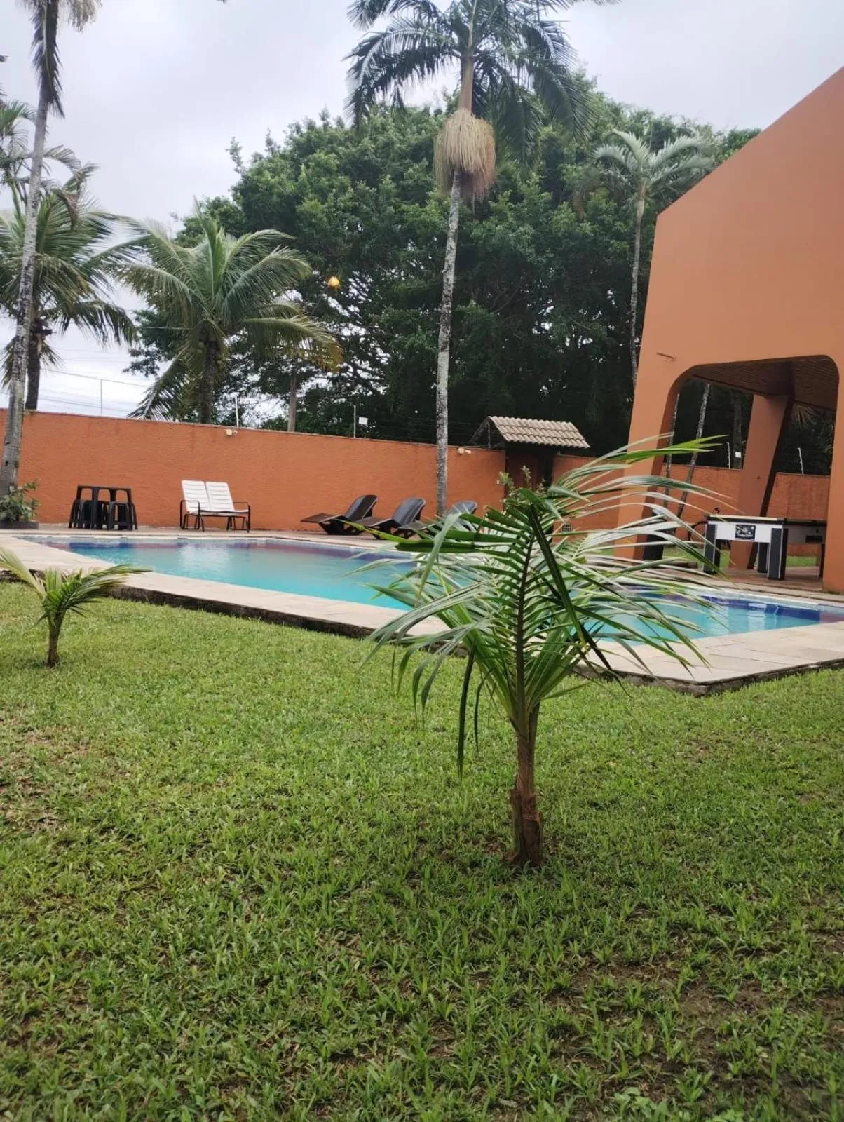 Seating area in Pousada Ponta dos Corais