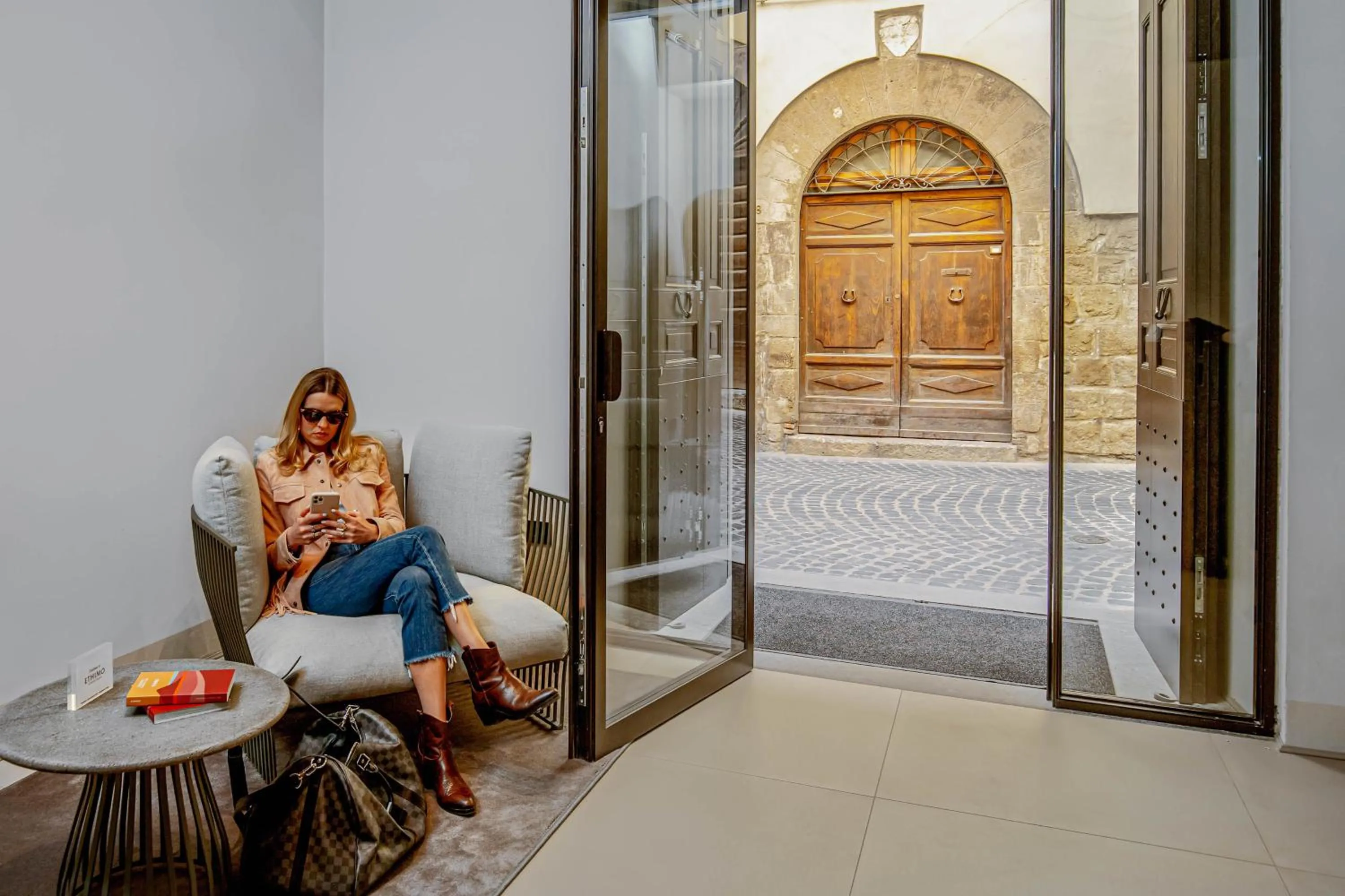 Lobby or reception in PALAZZO UBERTINI Urban Suites