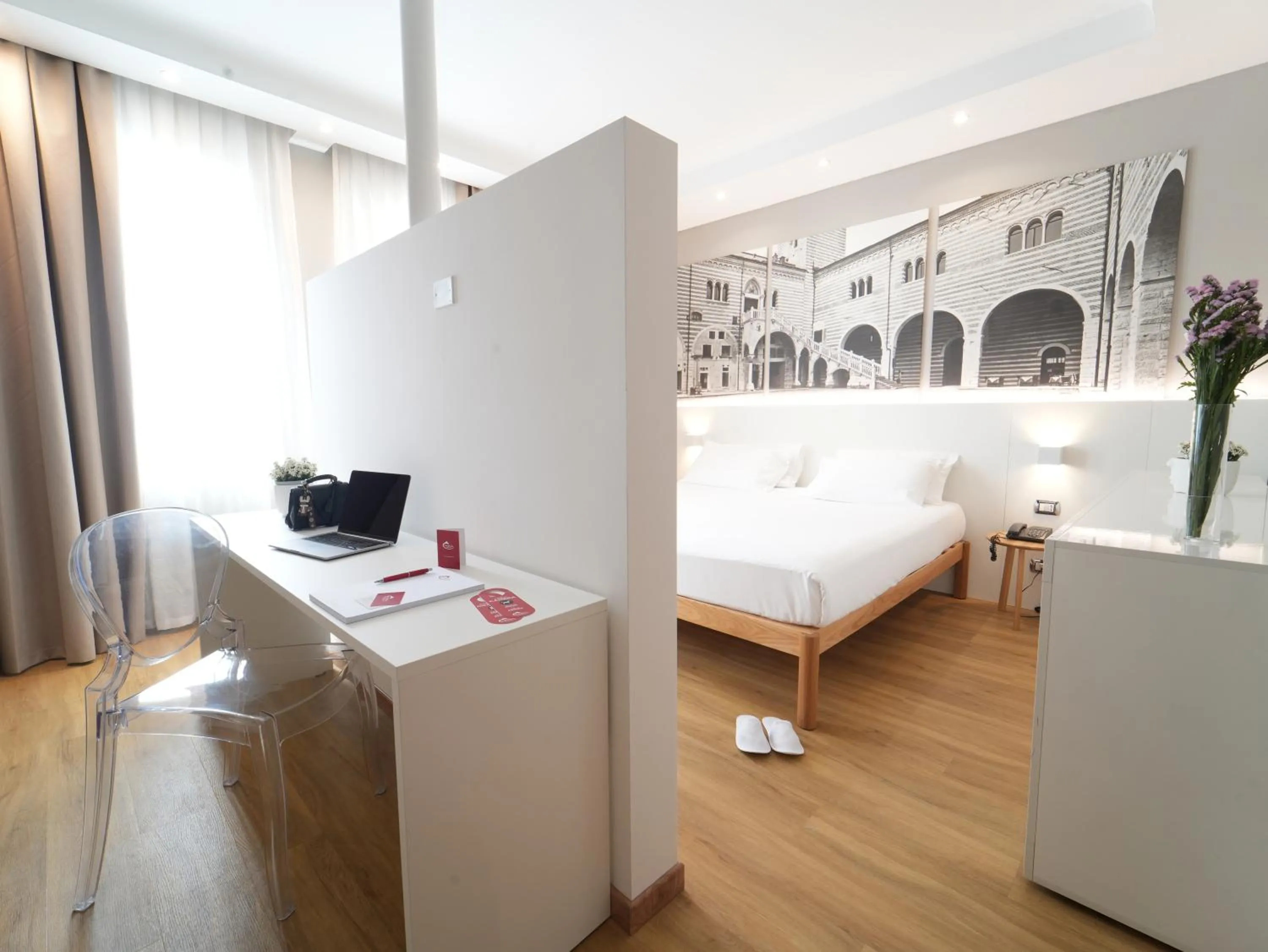 Bedroom, Bed in Cavallo Hotel Verona Est