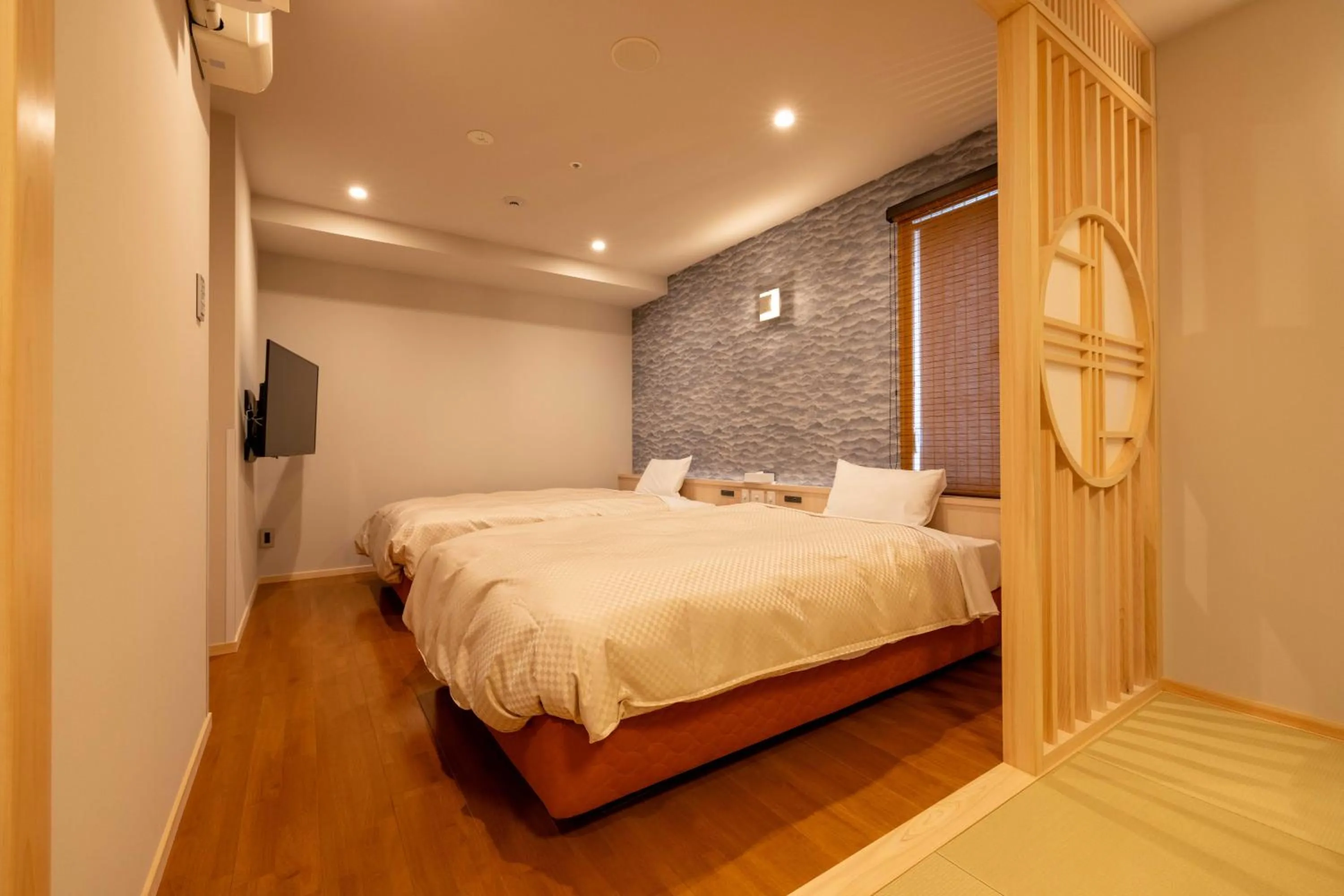 Bed in Bell's Inn Tsuchiura