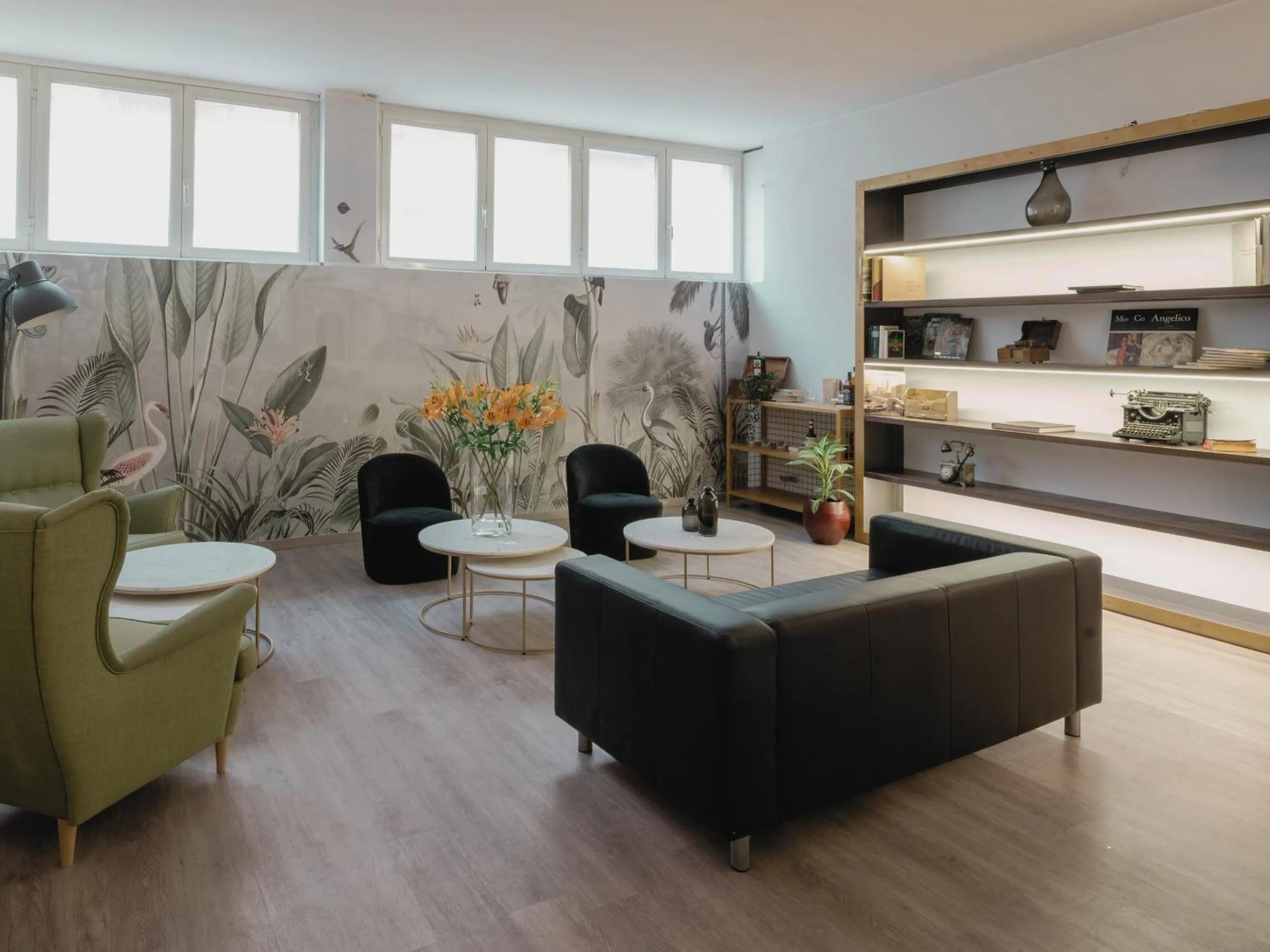 Living room in Kleos Hotel Milano Città Studi by Kleos Group Collection