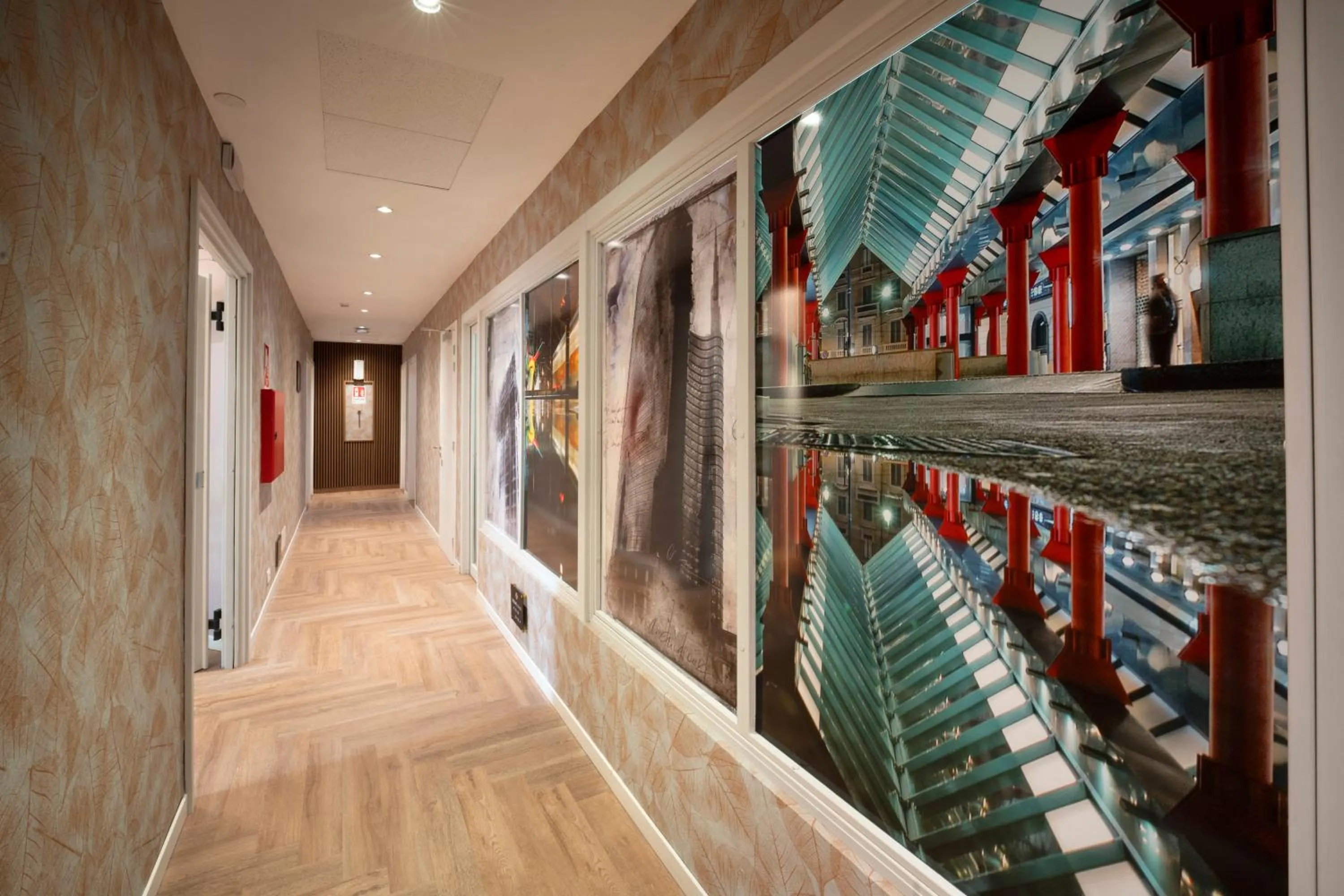 Decorative detail in Kleos Hotel Milano Città Studi by Kleos Group Collection