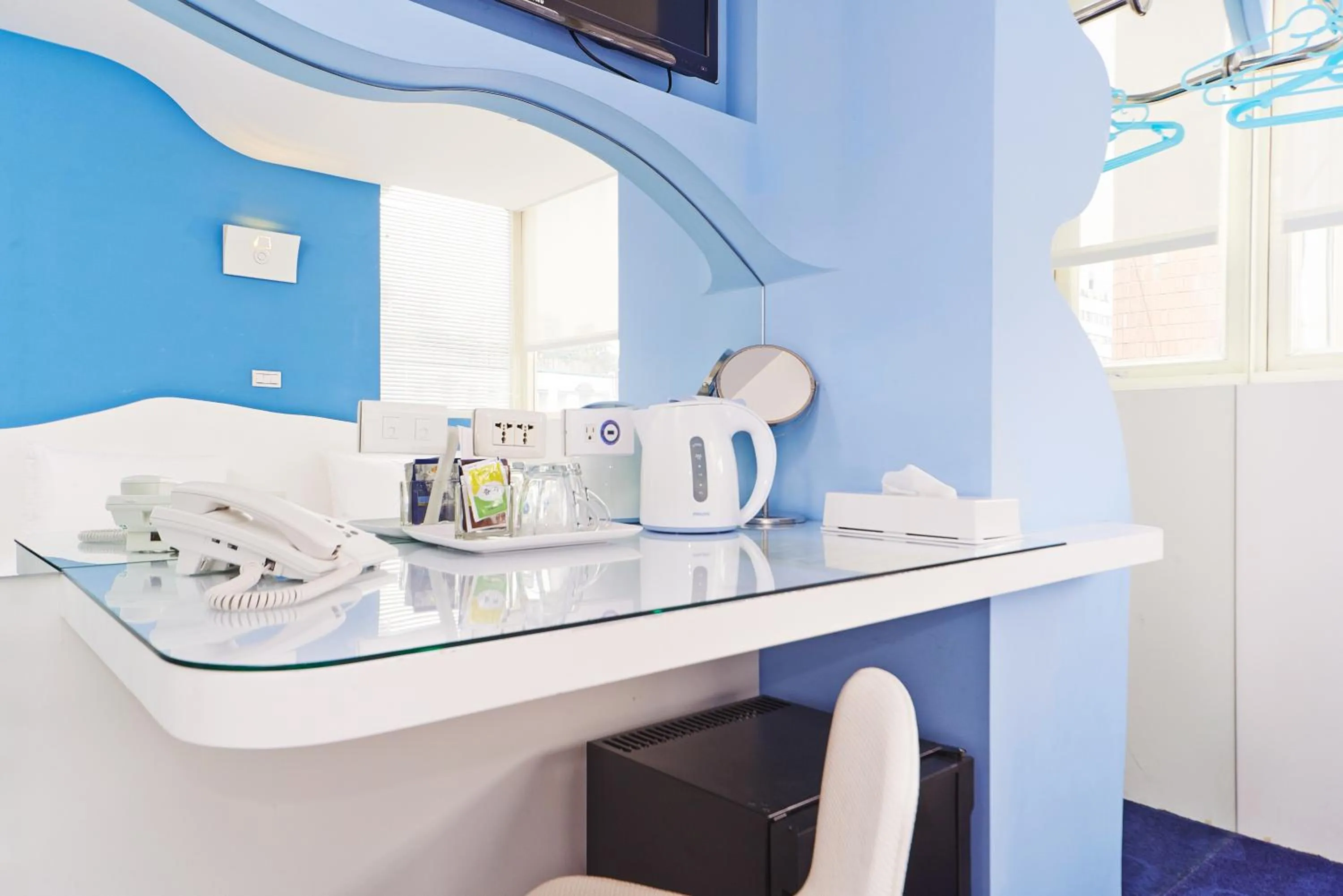 Seating area in Forever Inn