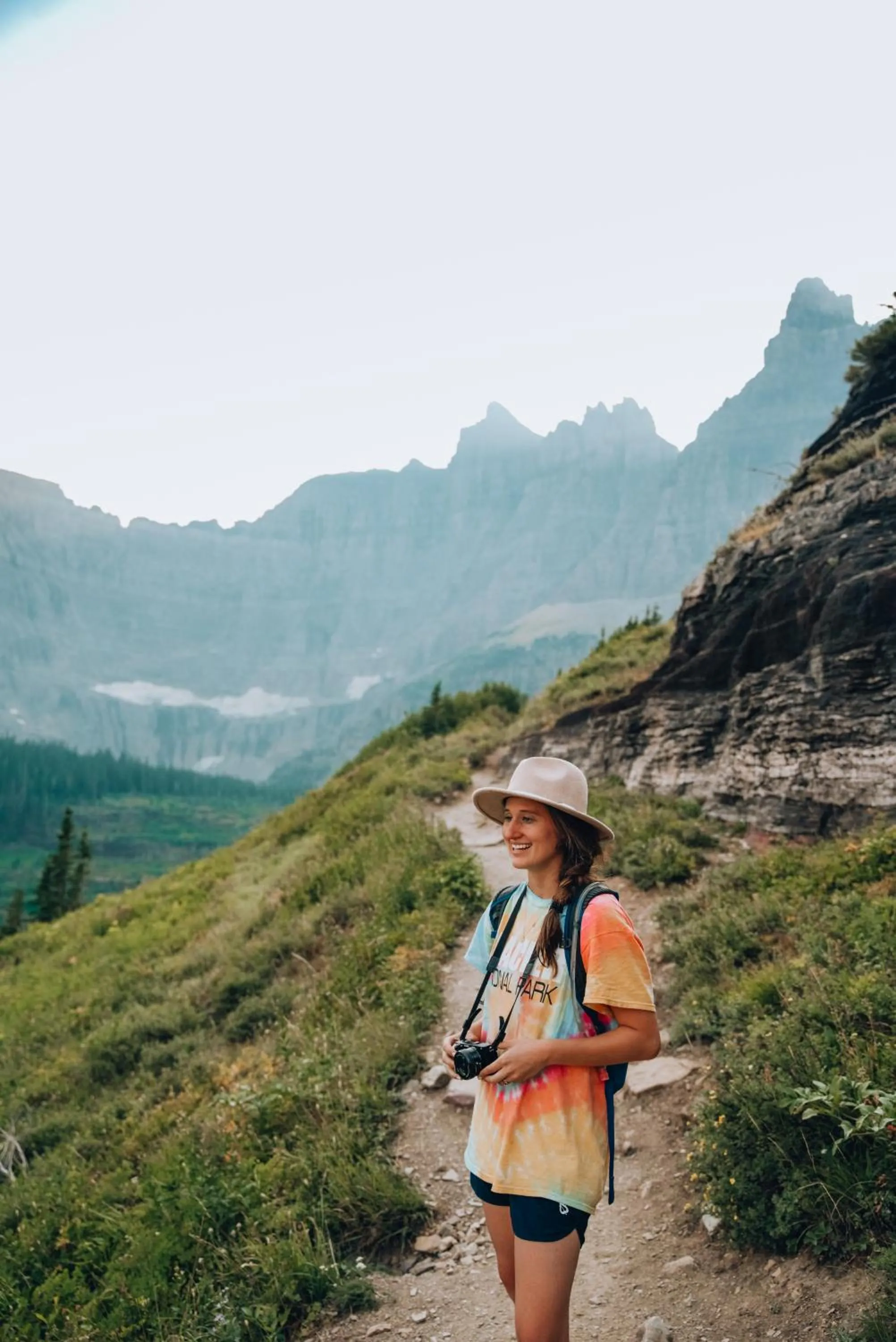 Hiking in Wander Camp Glacier
