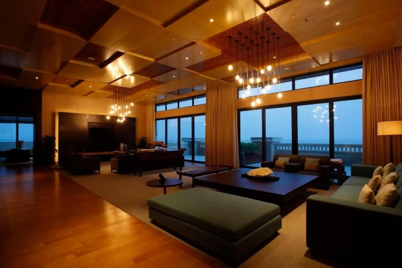 Living room in Raffles Hainan Clear Water Bay