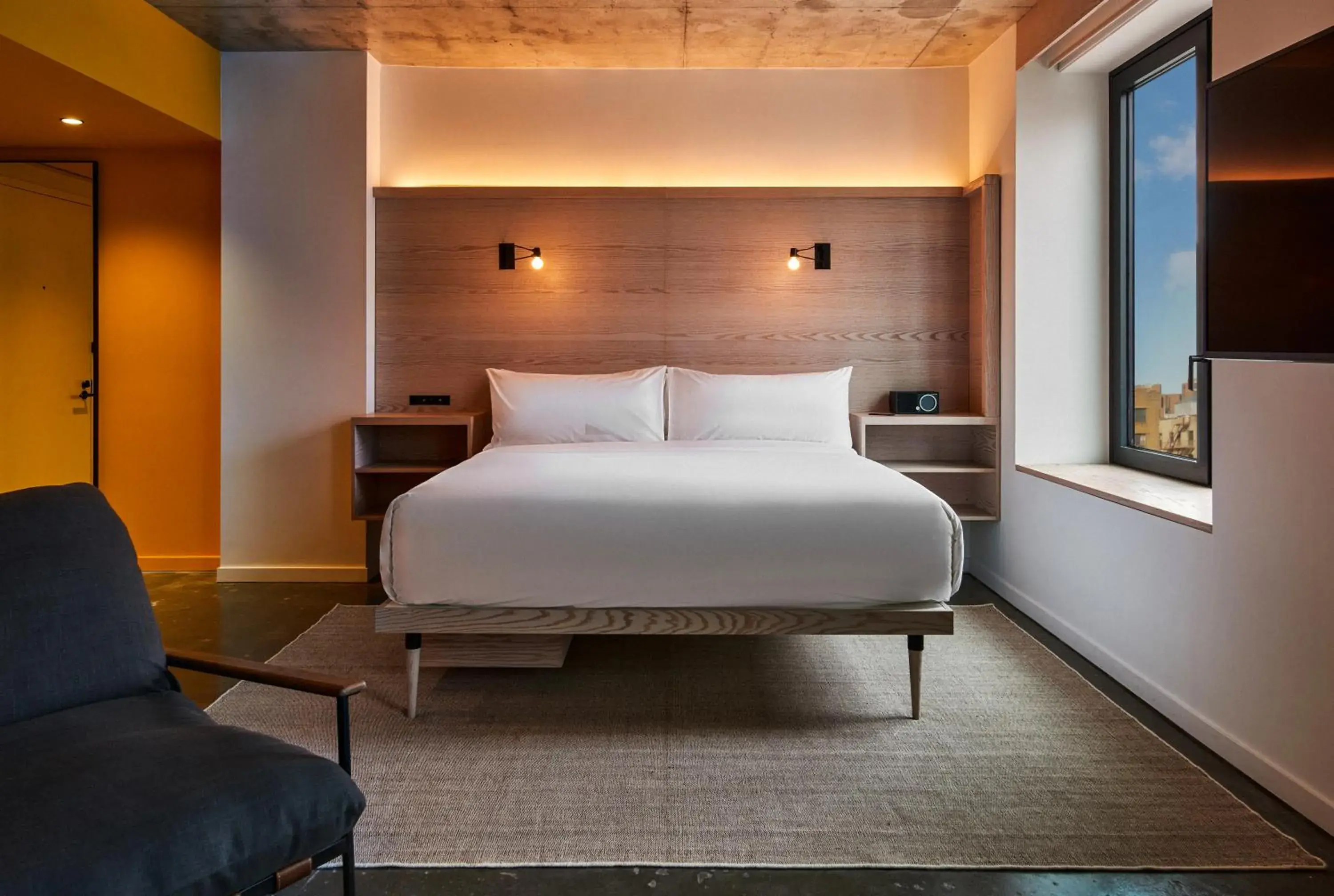 Bedroom, Bed in Radio Hotel Bedroom, Bed in Radio Hotel