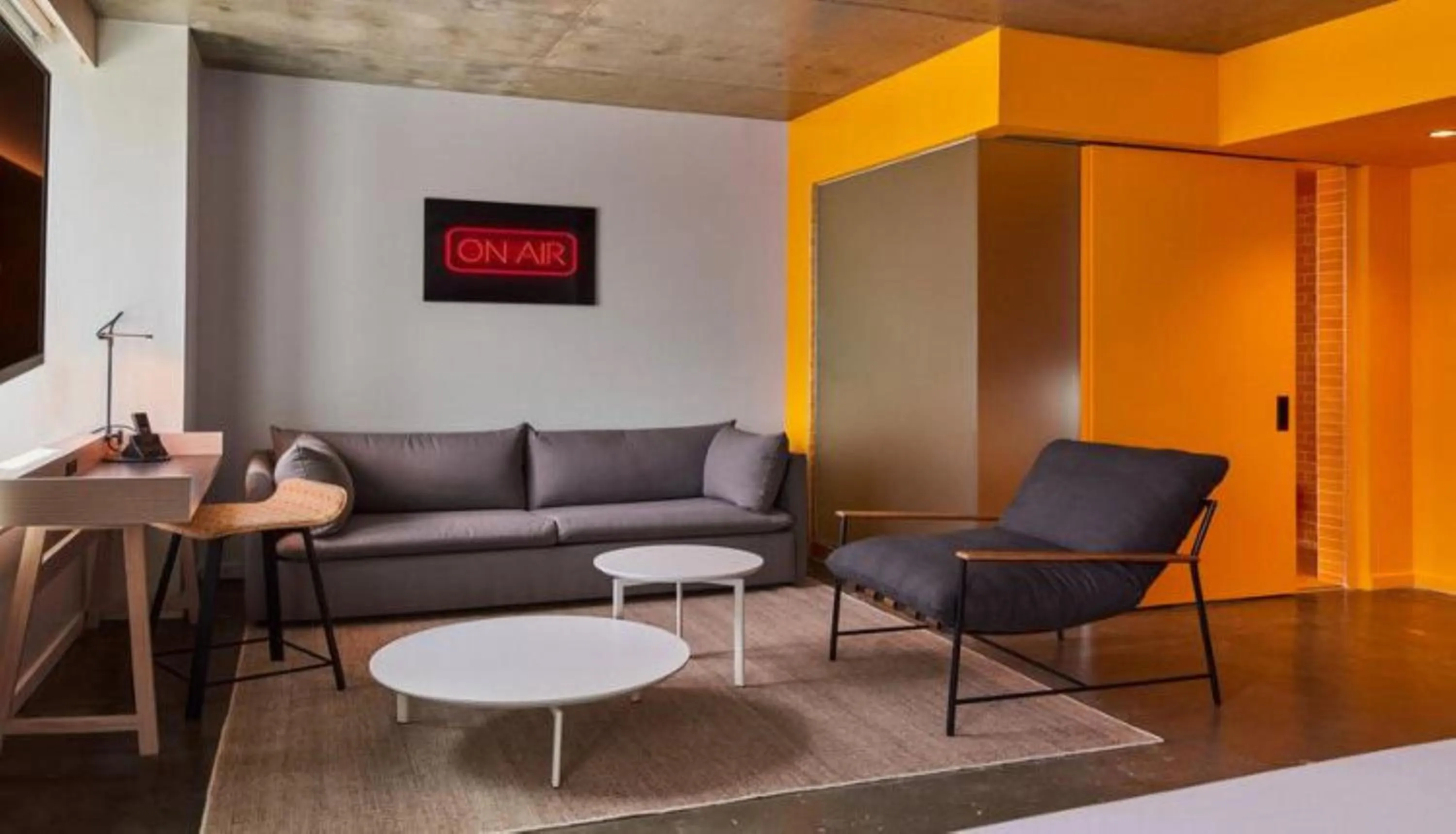 Living room in Radio Hotel