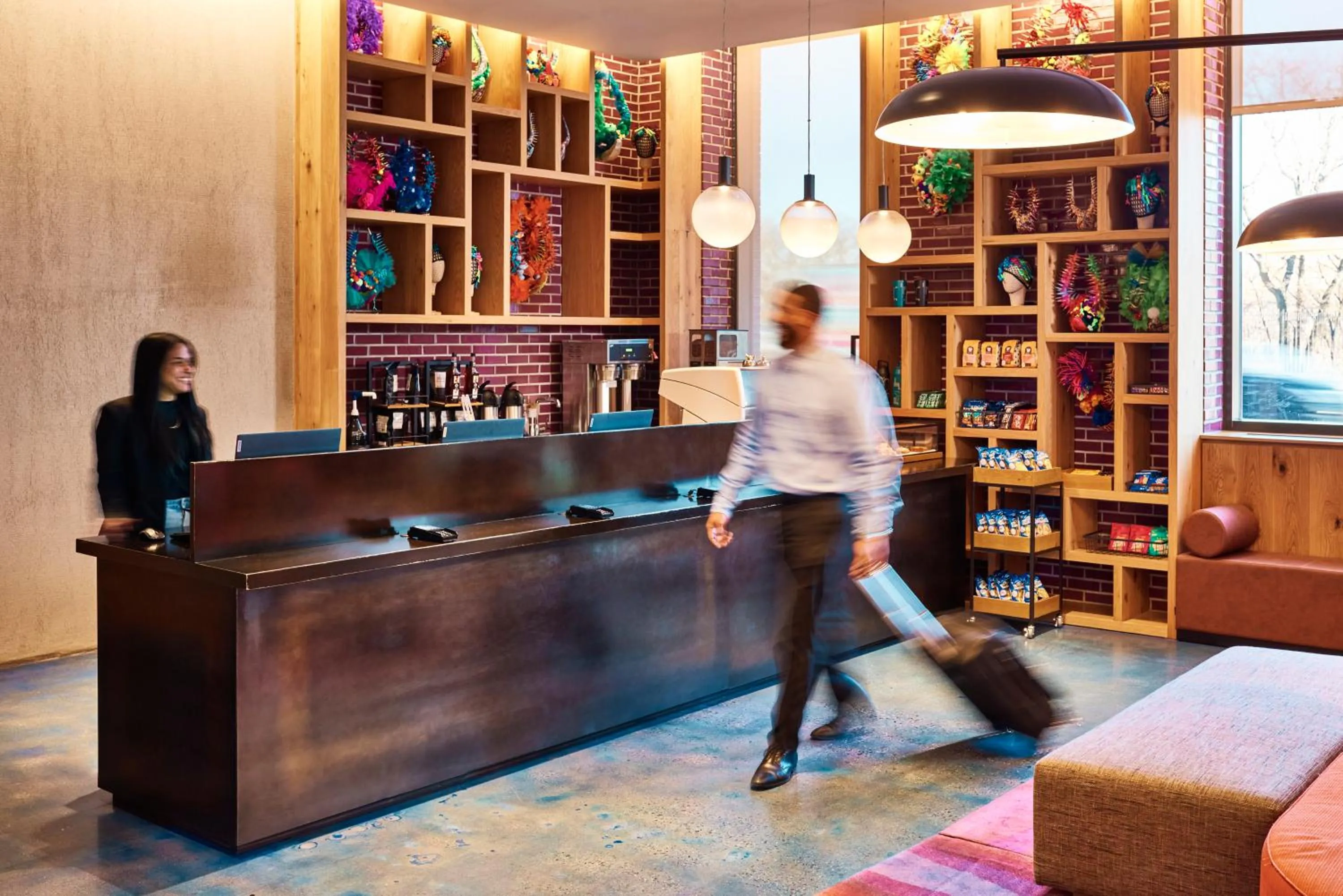 Lobby or reception in Radio Hotel