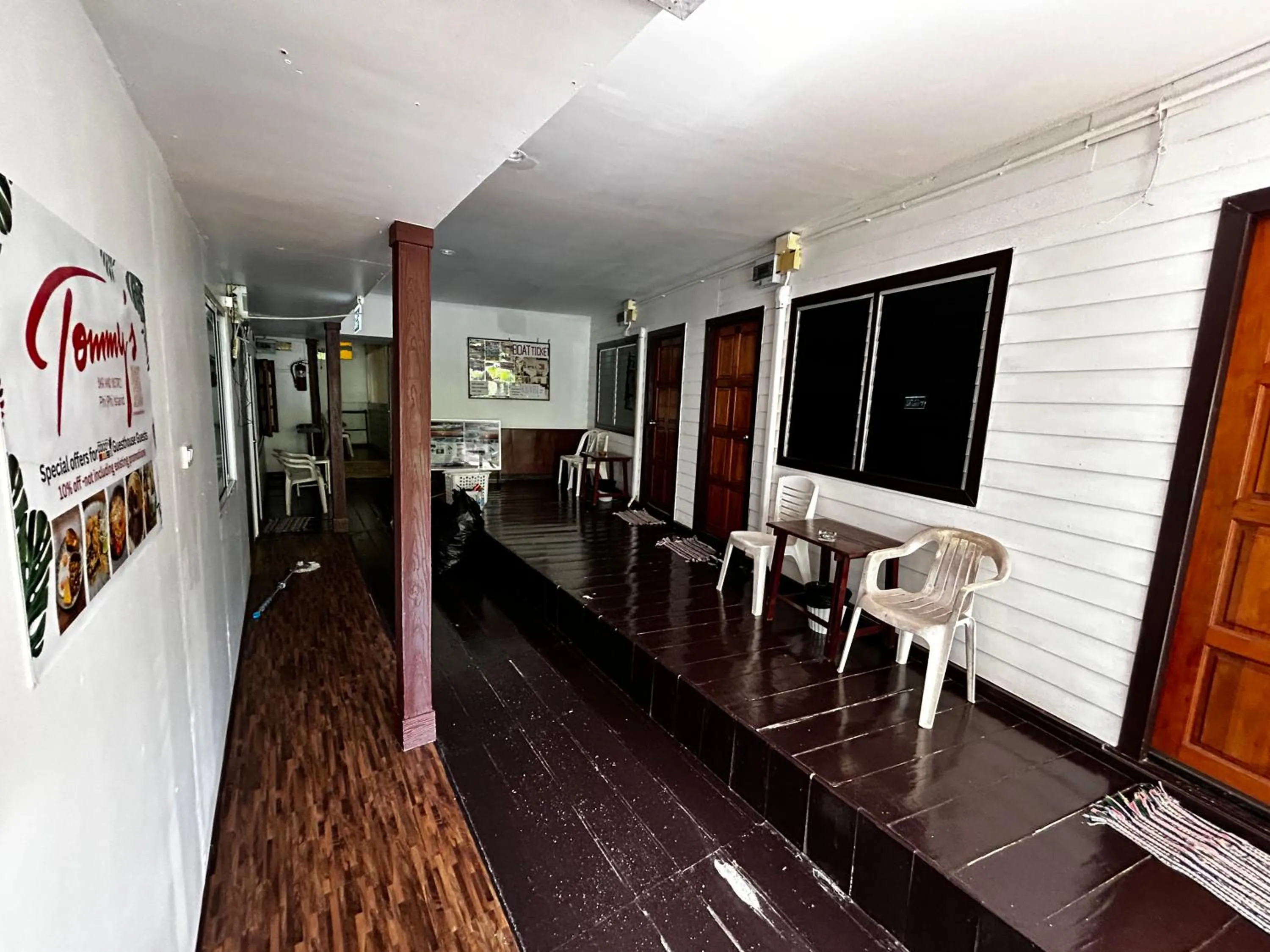 Seating area in Coco's Guest House