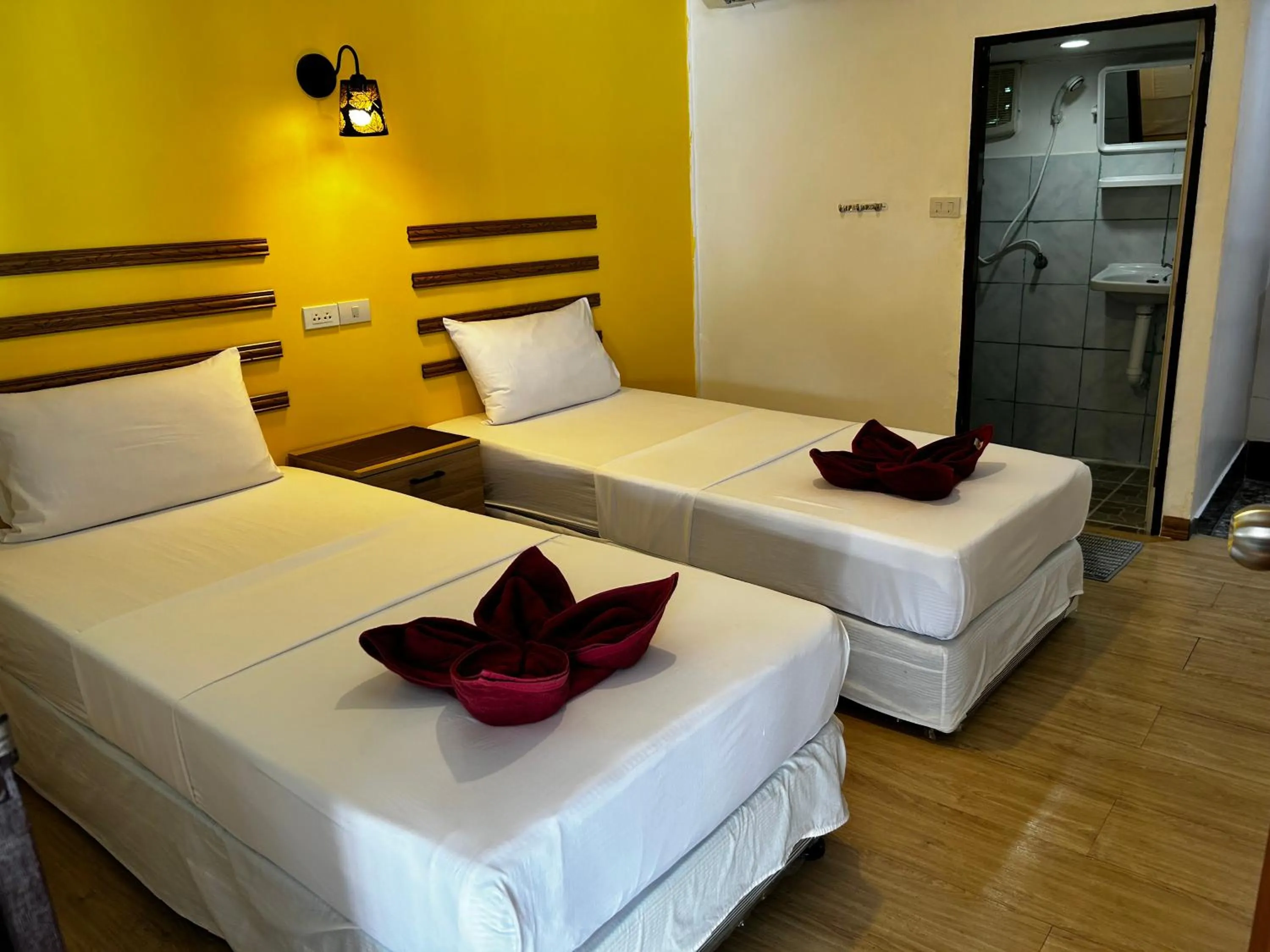 Bed in Coco's Guest House